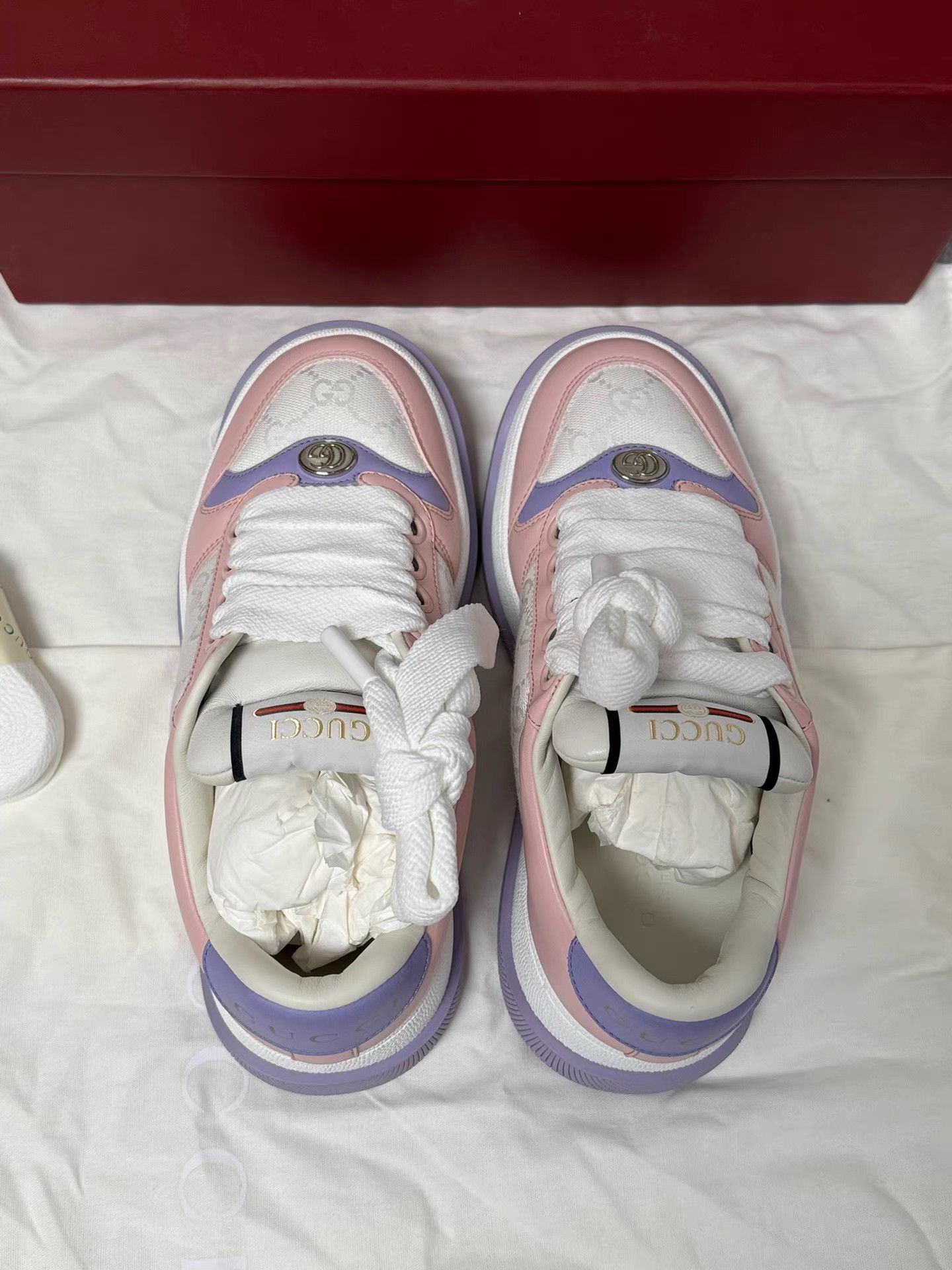 Gucci GUCCI Screener Platform Dirty Sneakers K6 Size US 6.5 / IT 36.5 - 8 Thumbnail
