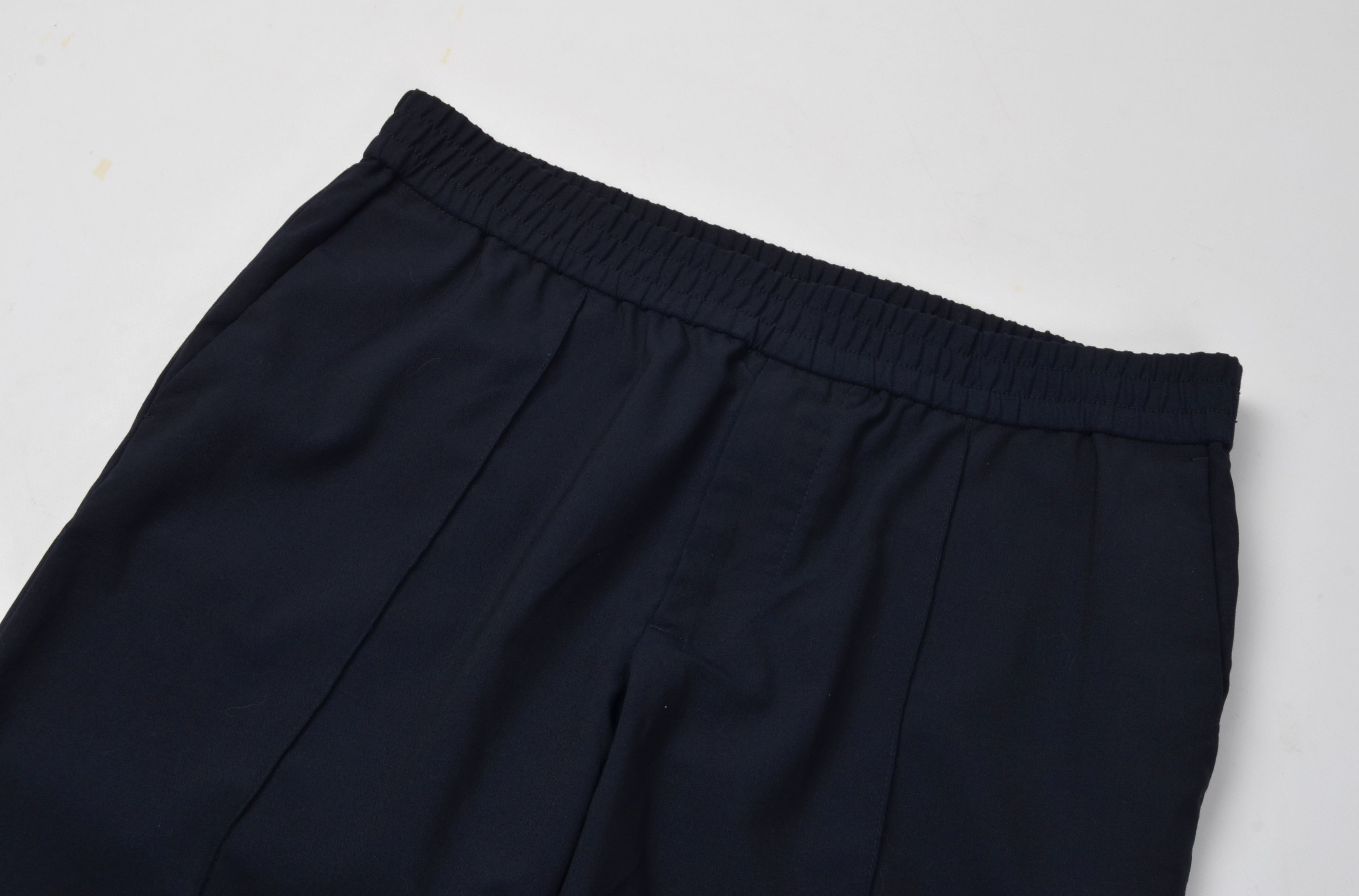Armani × Emporio Armani Emporio Armani Navy Wool Blend Carrot Fit Trousers Pants Size US 32 / EU 48 - 2 Thumbnail