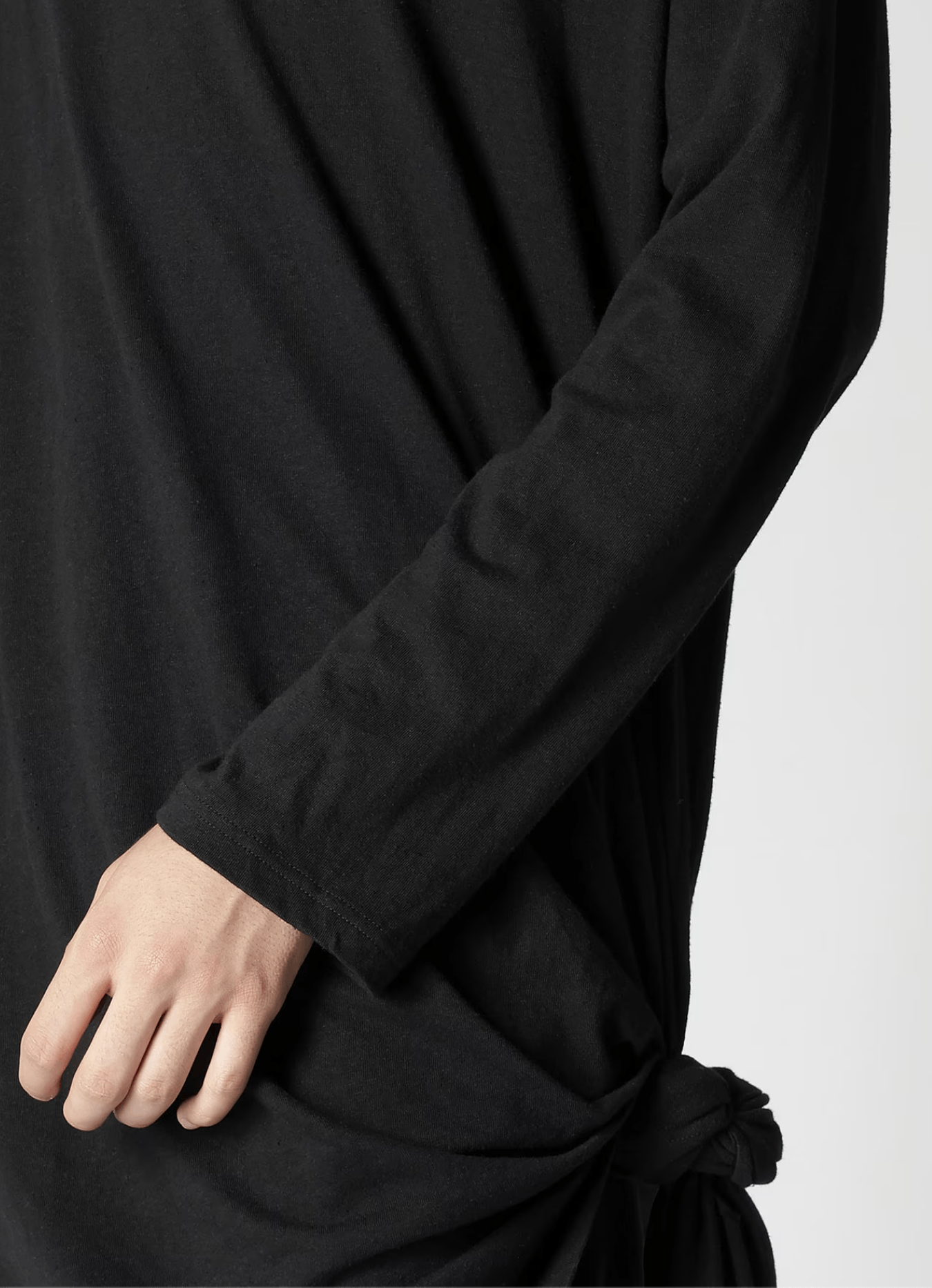 Yohji Yamamoto Yohji Yamamoto Pour Homme - TIED UP RAGLAN T Shirt Size US L / EU 52-54 / 3 - 13 Thumbnail