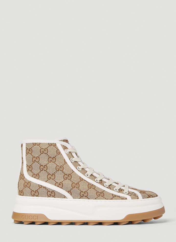 Gucci o1loc1c0326 Women's GG High Top Sneakers in Multicolor Size US 11 / IT 41 - 1 Thumbnail