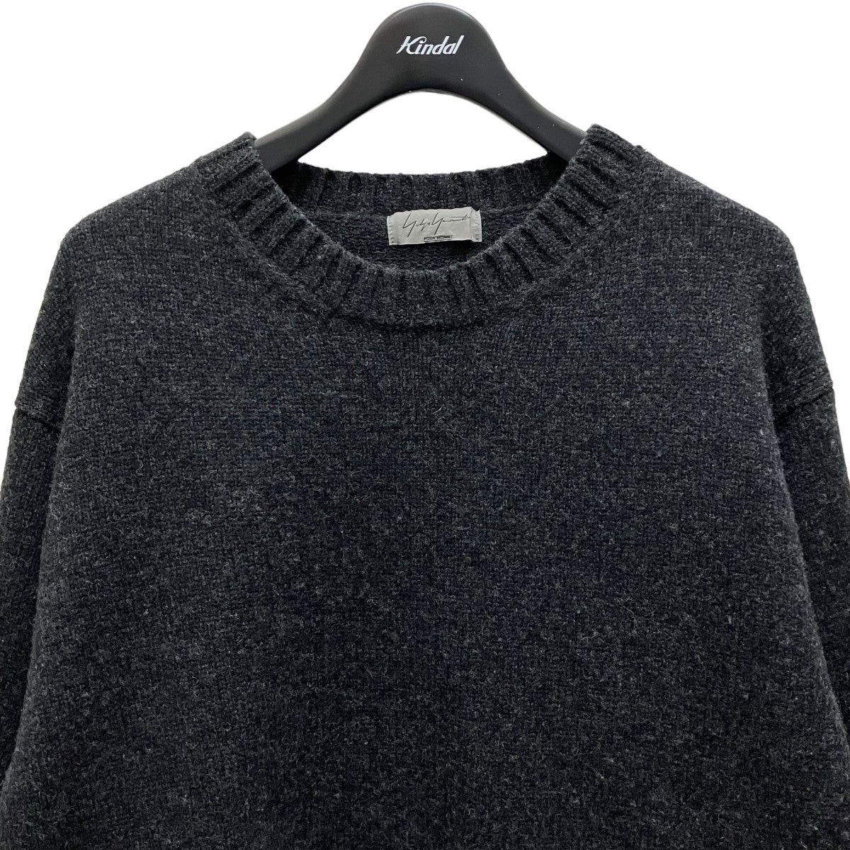 Yohji Yamamoto YYPH Lace-up design wool knit sweater HR-K33-188 Size US L / EU 52-54 / 3 - 3 Thumbnail