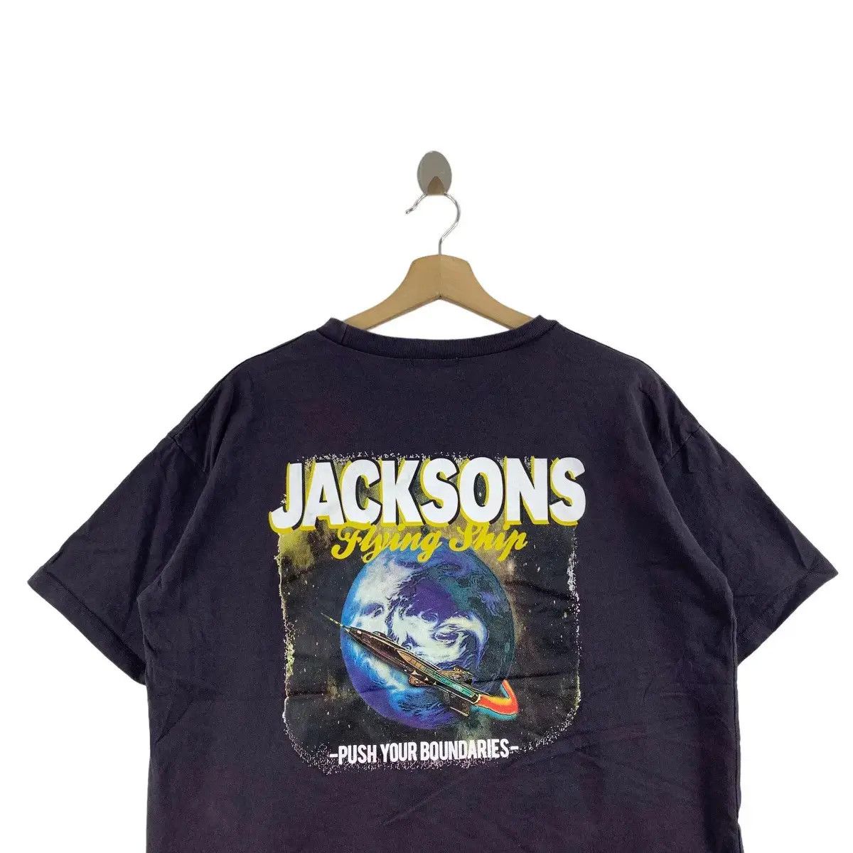 Vintage ASTRONAUTS JACKSON Flying Ships NASA Tee Shirt Push Size US L / EU 52-54 / 3 - 2 Thumbnail