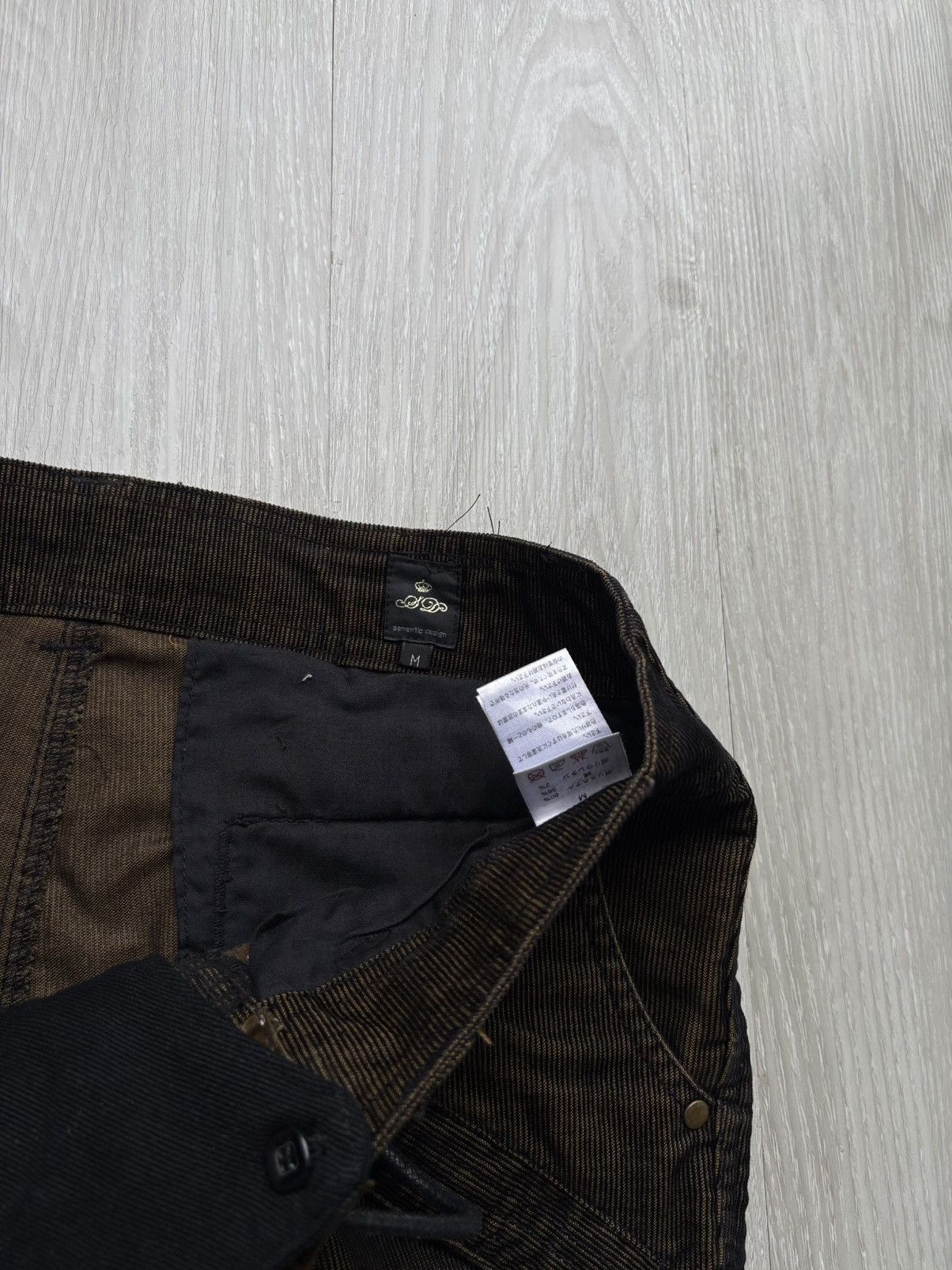 semanticdesign Corduroy lace up cargo flare pants Size US 29 - 2 Thumbnail