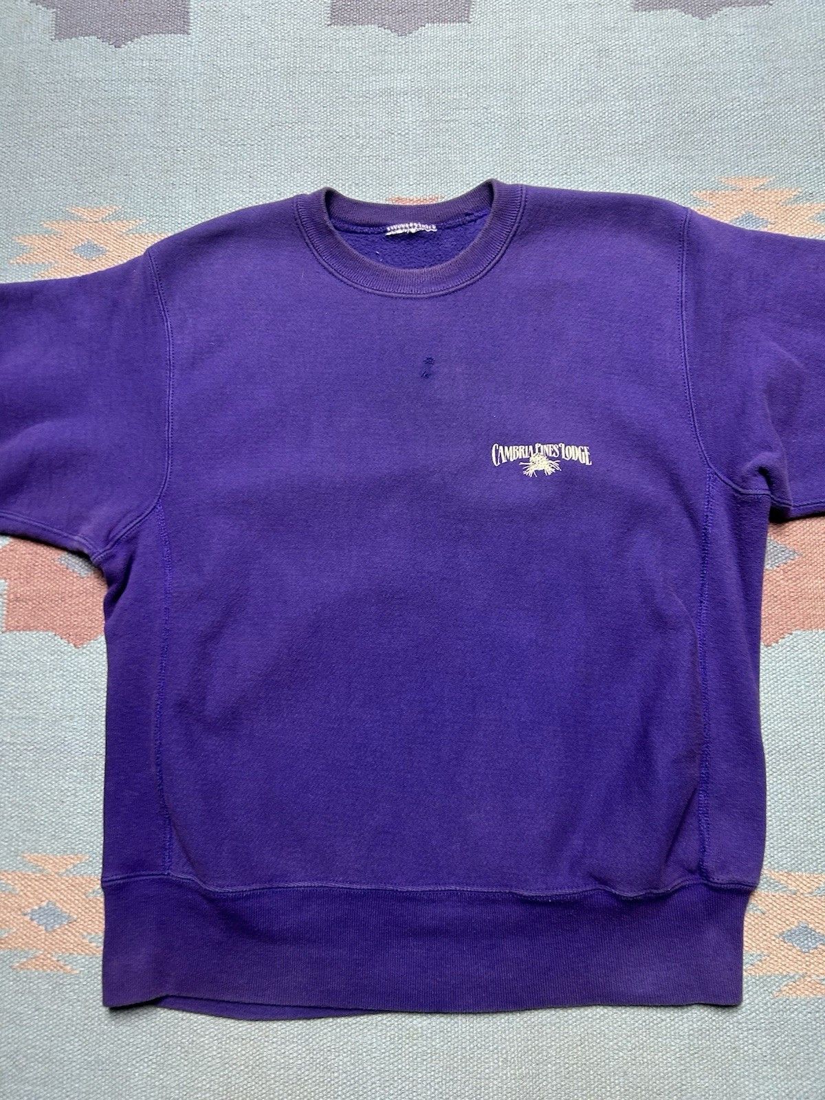 Vintage VTG 90s crewneck sweatshirt Cambria pines lodge California L Size US L / EU 52-54 / 3 - 2 Thumbnail