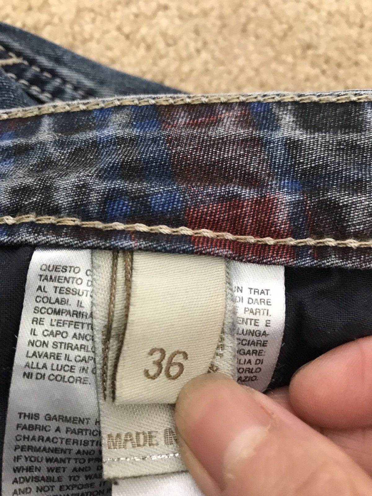 Diesel RARE Diesel Blue Wash Jeans Size US 36 / EU 52 - 5 Thumbnail