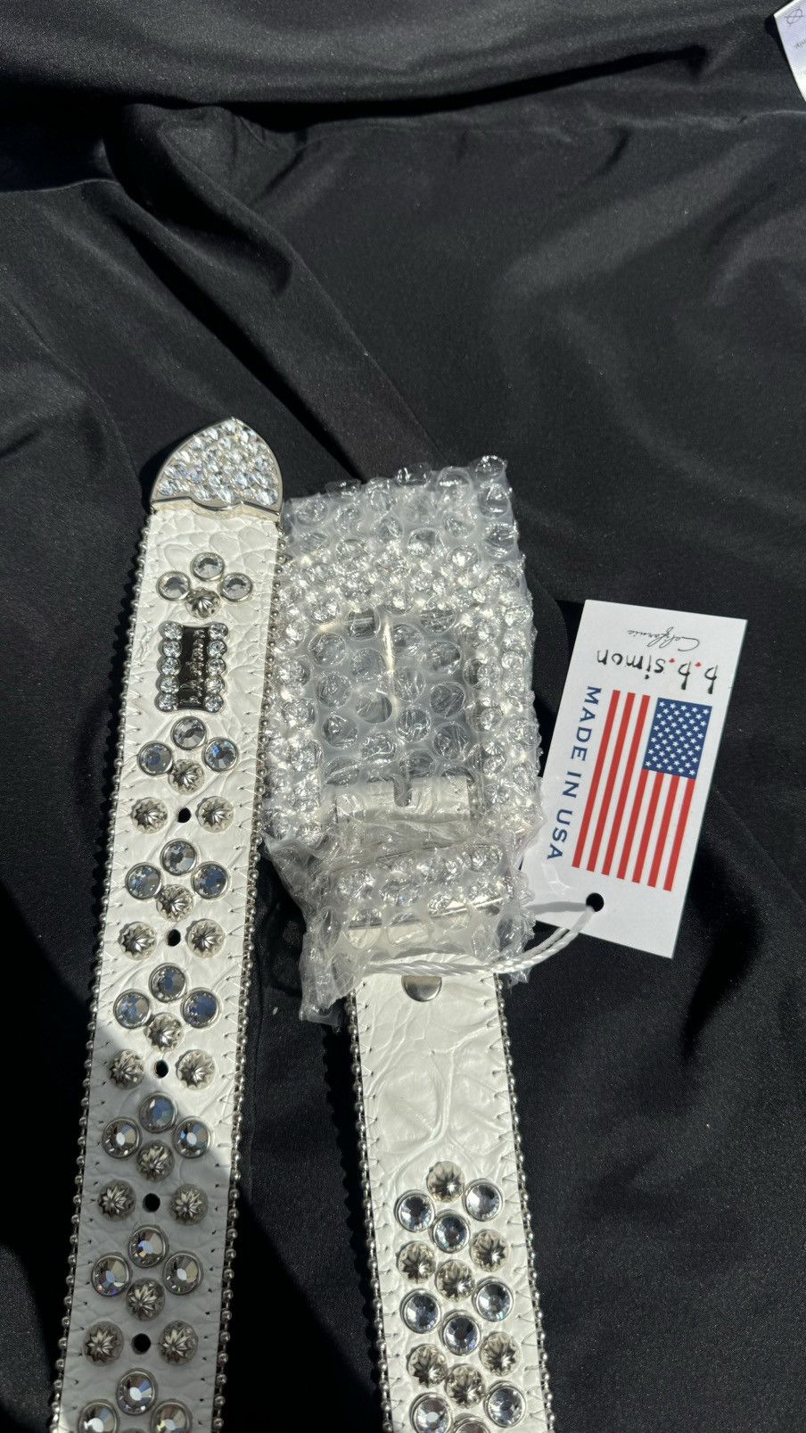 B.B. Simon BB Simon Belt BB Belt Size 32 - 4 Thumbnail