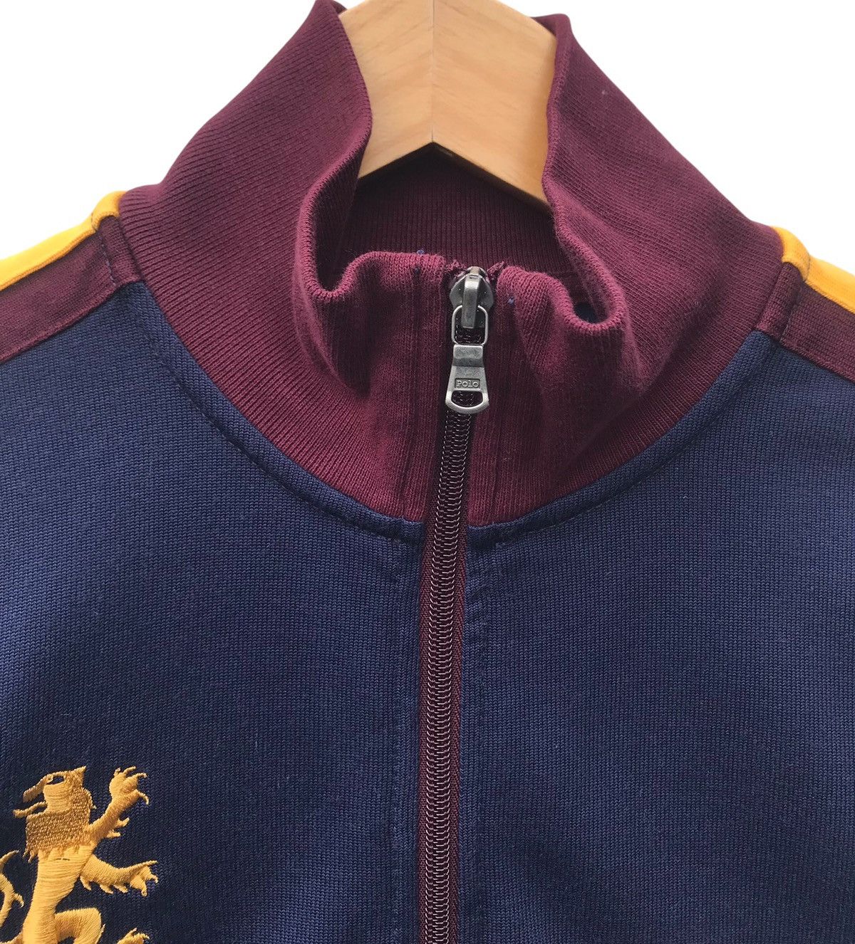 Polo Ralph Lauren Vintage Polo Ralph Lauren 3 Tones Zipper Sweater Size US M / EU 48-50 / 2 - 3 Thumbnail
