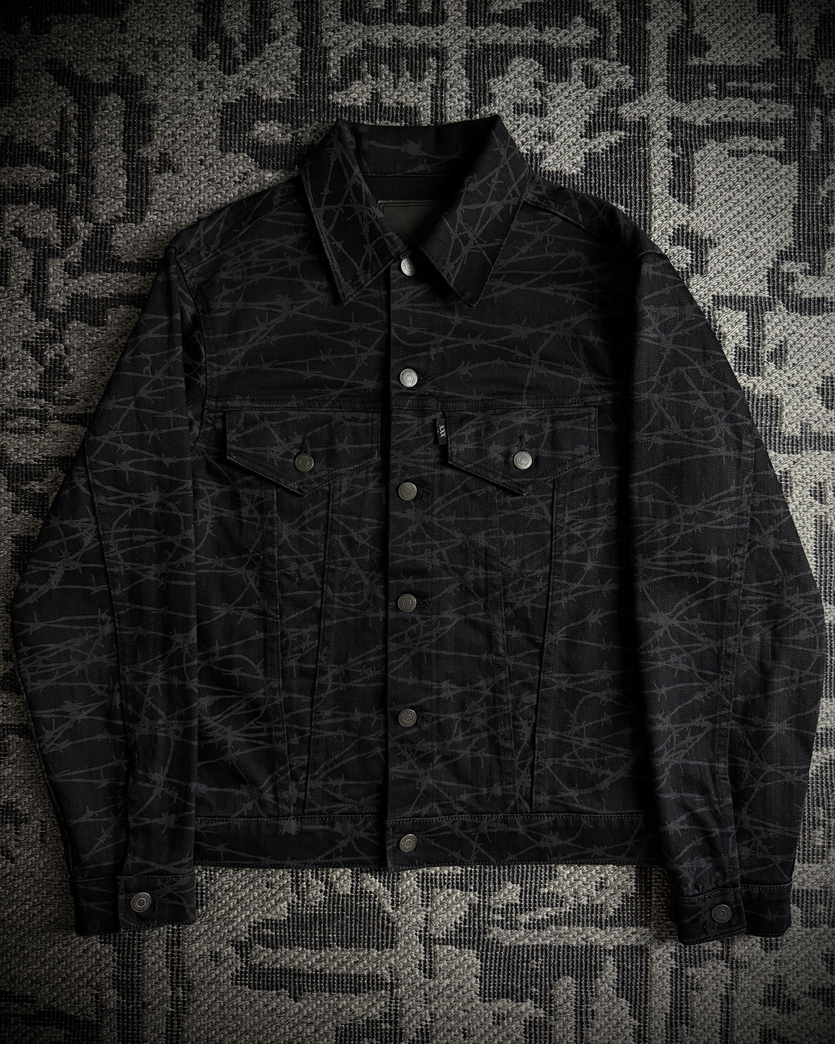 Hysteric Glamour Hysteric Glamour Barbed Wire Trucker Jacket Size US M / EU 48-50 / 2 - 2 Thumbnail