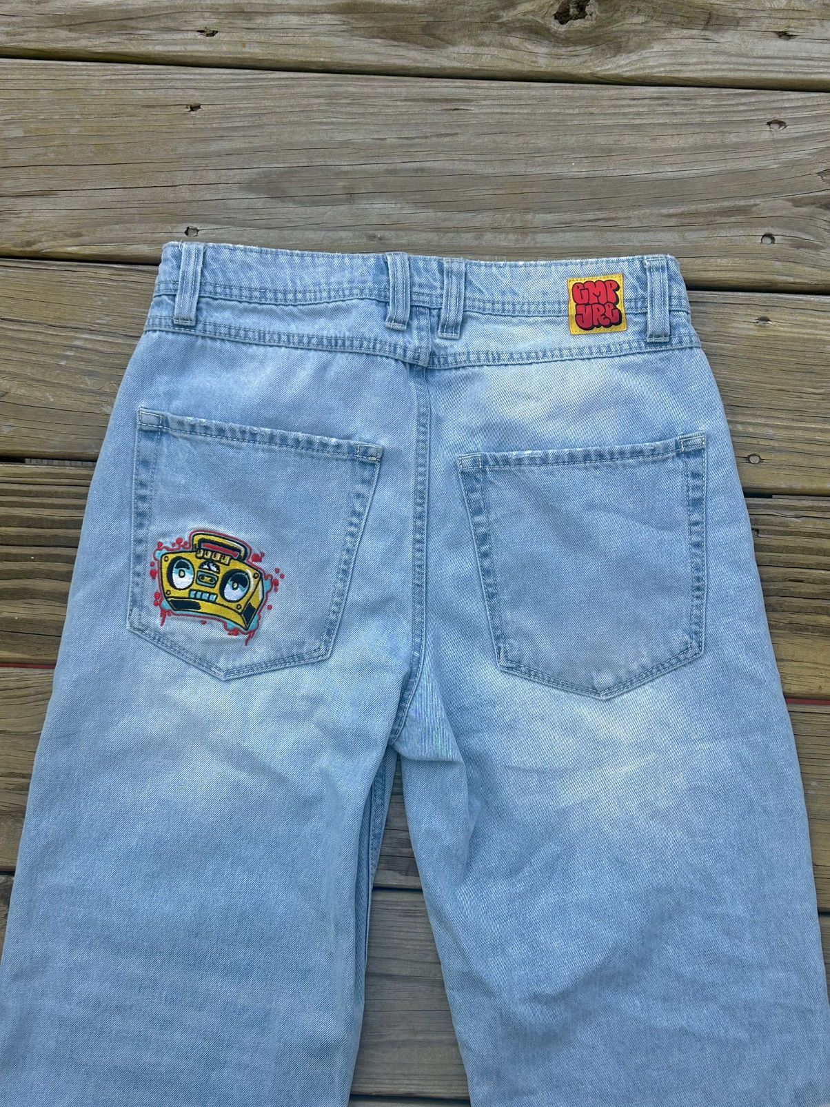 Empyre Y2K Empyre Boombox Light Wash Loose Fit Skate Jeans Size US 28 / EU 44 - 4 Thumbnail