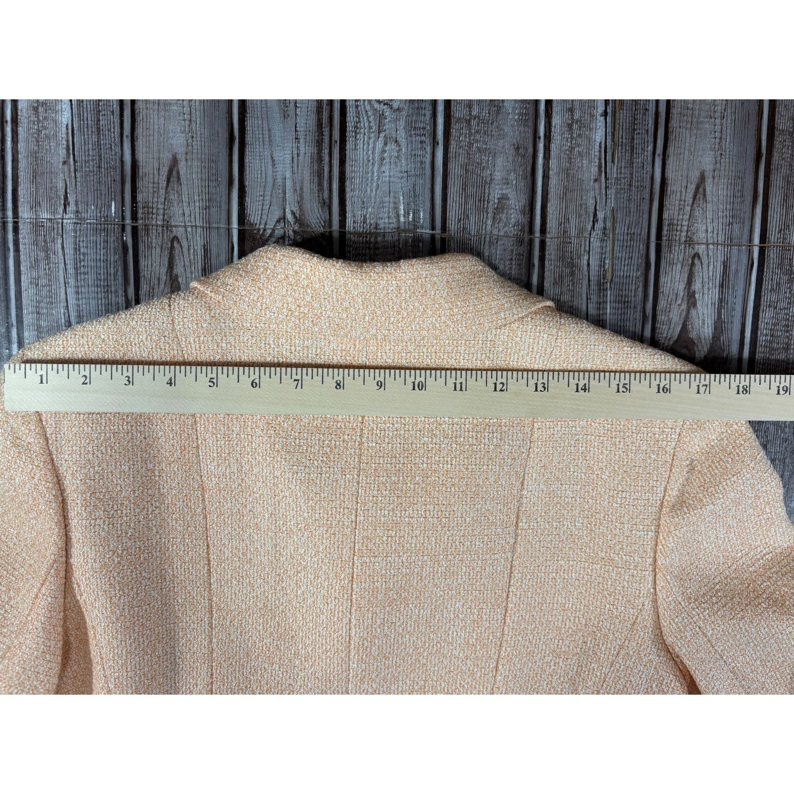 Chanel Chanel cotton blend Blazer Jacket size 44 color peach made i Size M / US 6-8 / IT 42-44 - 5 Thumbnail