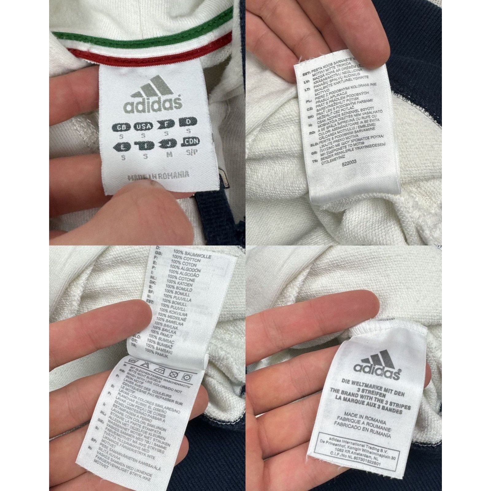 Adidas Adidas Womens White Long Sleeve Hooded Full Zip Jacket Small Size S / US 4 / IT 40 - 2 Thumbnail