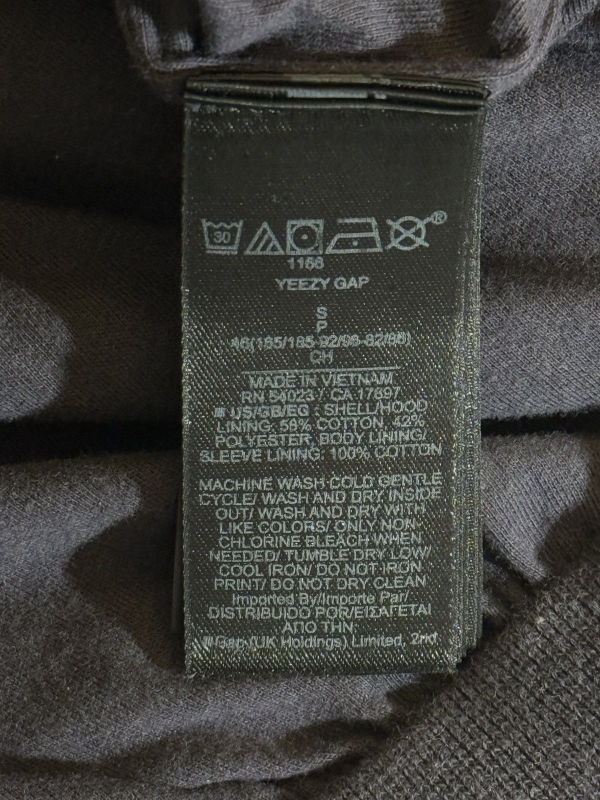 Gap × Kanye West Yeezy Gap Engineered by Balenciaga Dove Hoodie Dark Grey Size US S / EU 44-46 / 1 - 4 Thumbnail