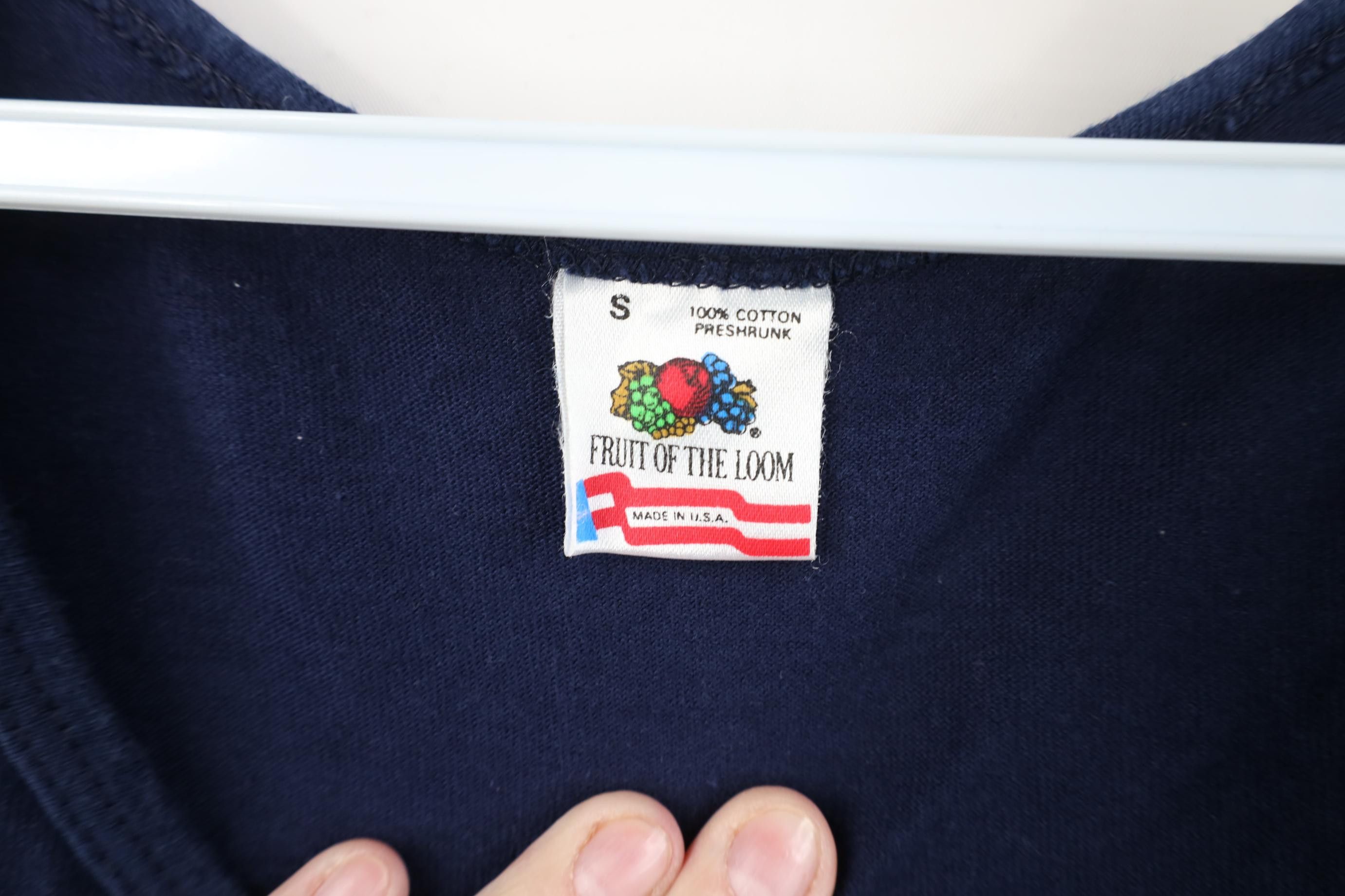 Vintage Vintage 90s Streetwear Cotton Tank Top T-Shirt Blue USA Size US S / EU 44-46 / 1 - 4 Thumbnail