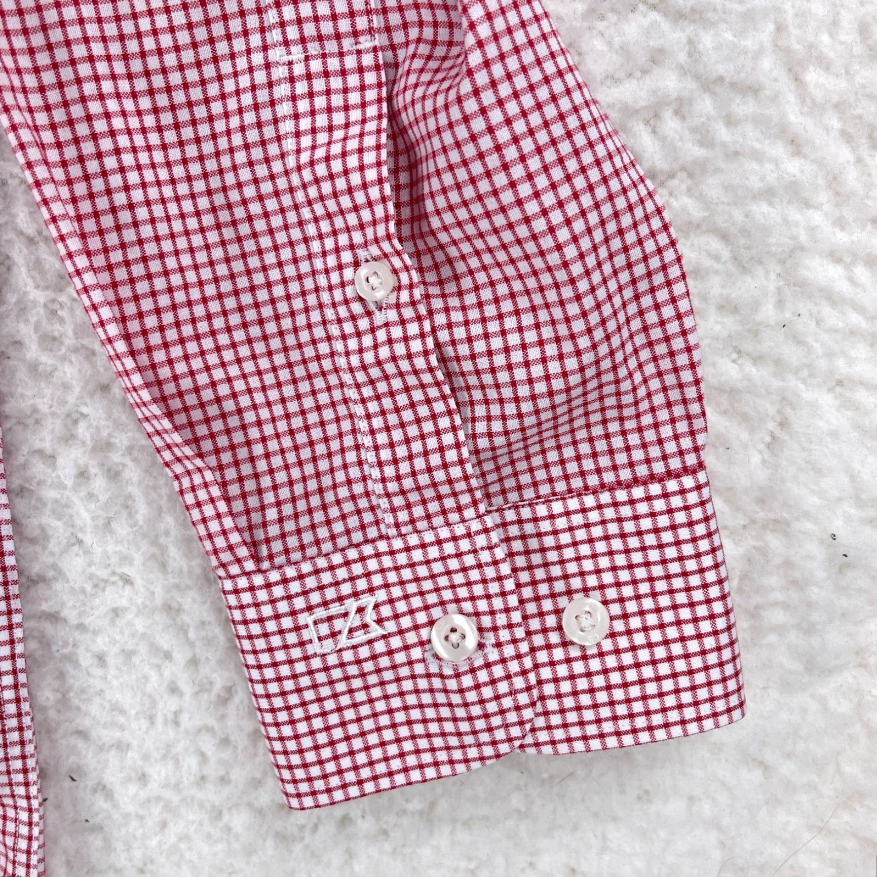 Cutter & Buck Cutter & Buck Red White Check Button-Down Shirt Mens XL Long Sleeve Cotton Polyester Dress Shirt Size US XL / EU 56 / 4 - 6 Thumbnail
