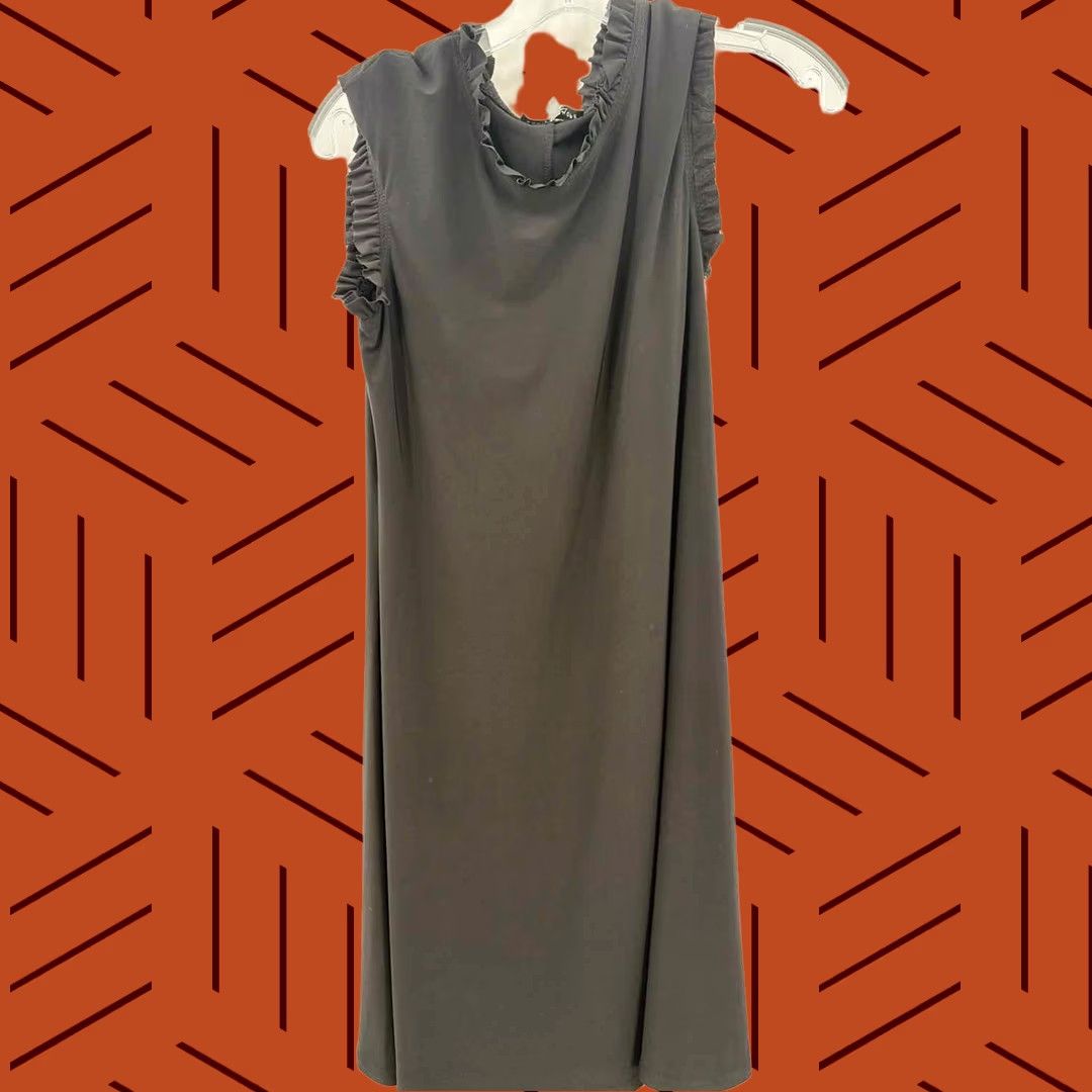 Hope Annalee + Hope Dress Medium Black Knee Length Short Sleeve Pre-Owned Size Size 32" / US 10 / IT 46 - 1 Thumbnail
