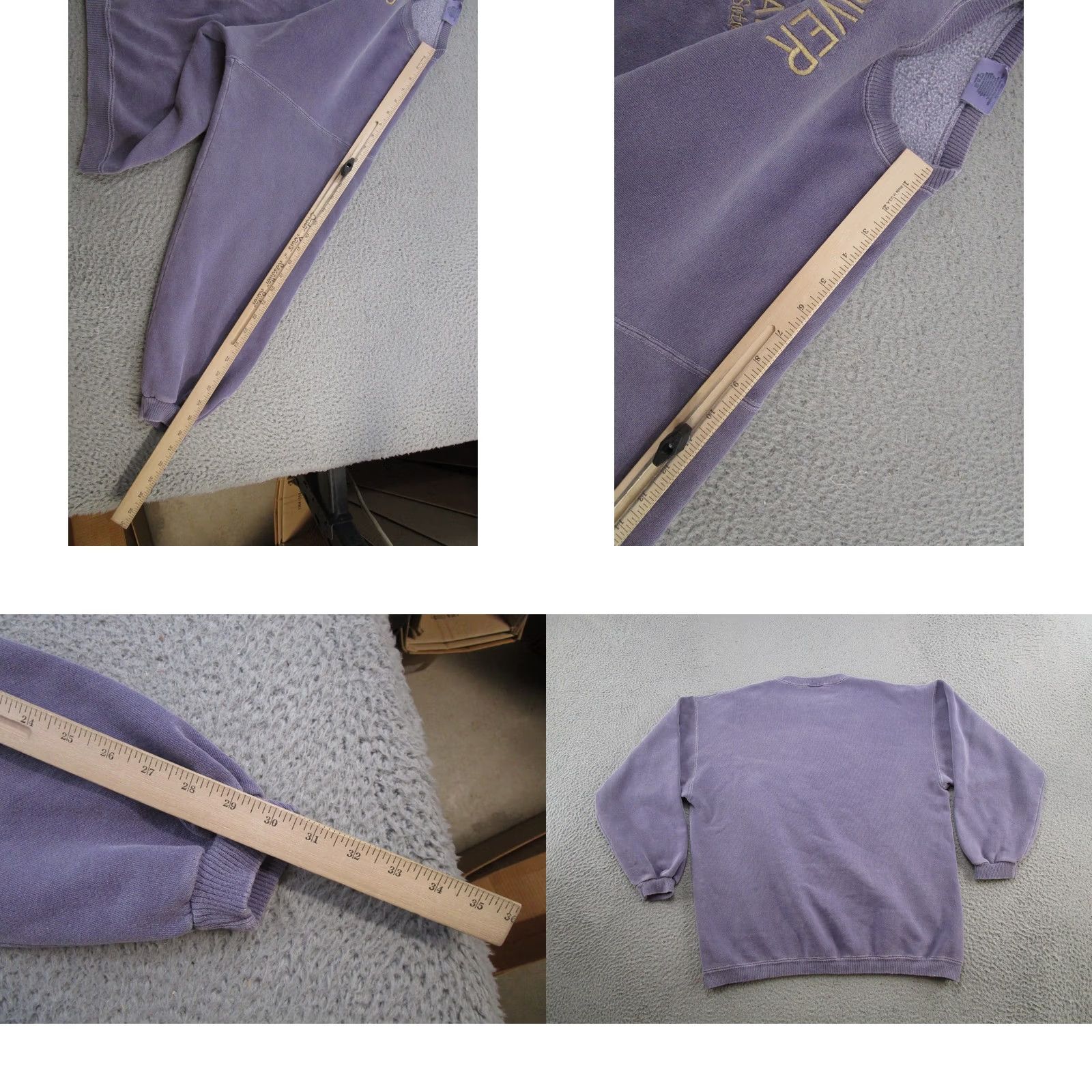 Greats VINTAGE Santee Duck Hunting Embroidered Crewneck Sweatshirt - Purple - XL - Men Size US XL / EU 56 / 4 - 8 Thumbnail