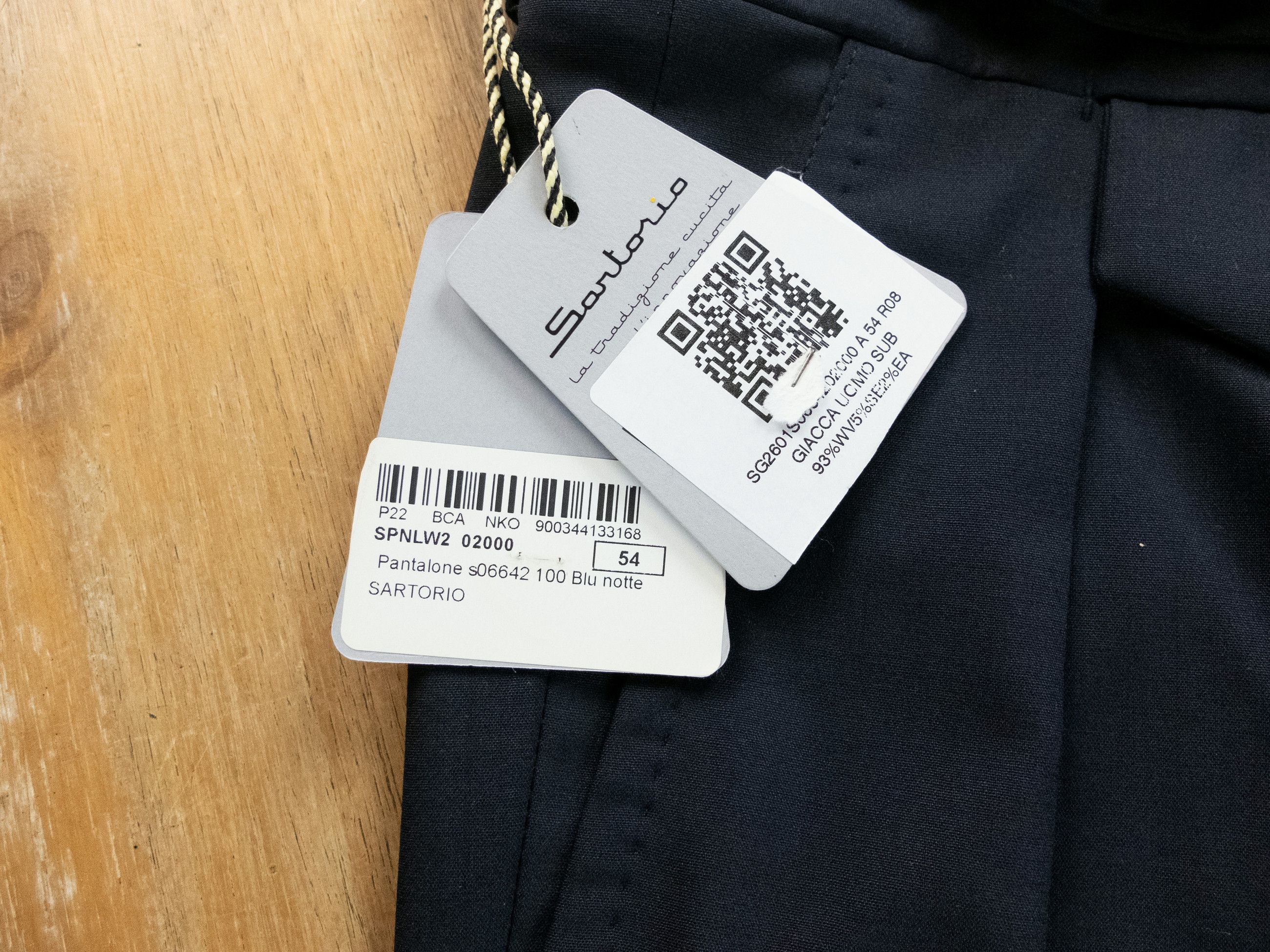 SARTORIO SARTORIO navy blue pleated wool dress pants 38 Italy Size US 38 / EU 54 - 3 Thumbnail