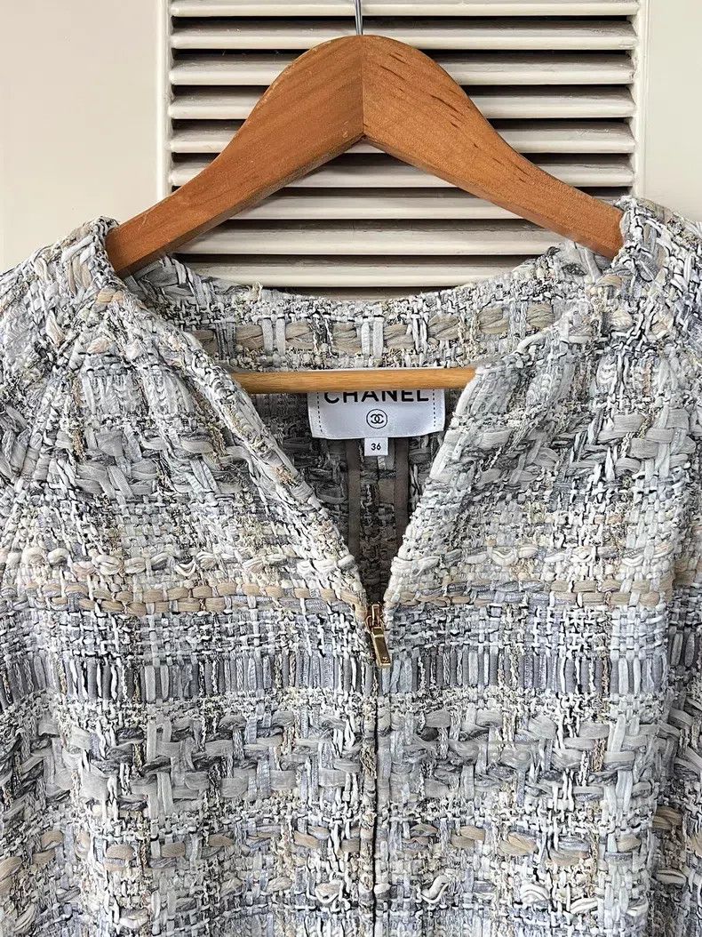 Chanel Chanel Tweed dress Size XS / US 0-2 / IT 36-38 - 4 Thumbnail