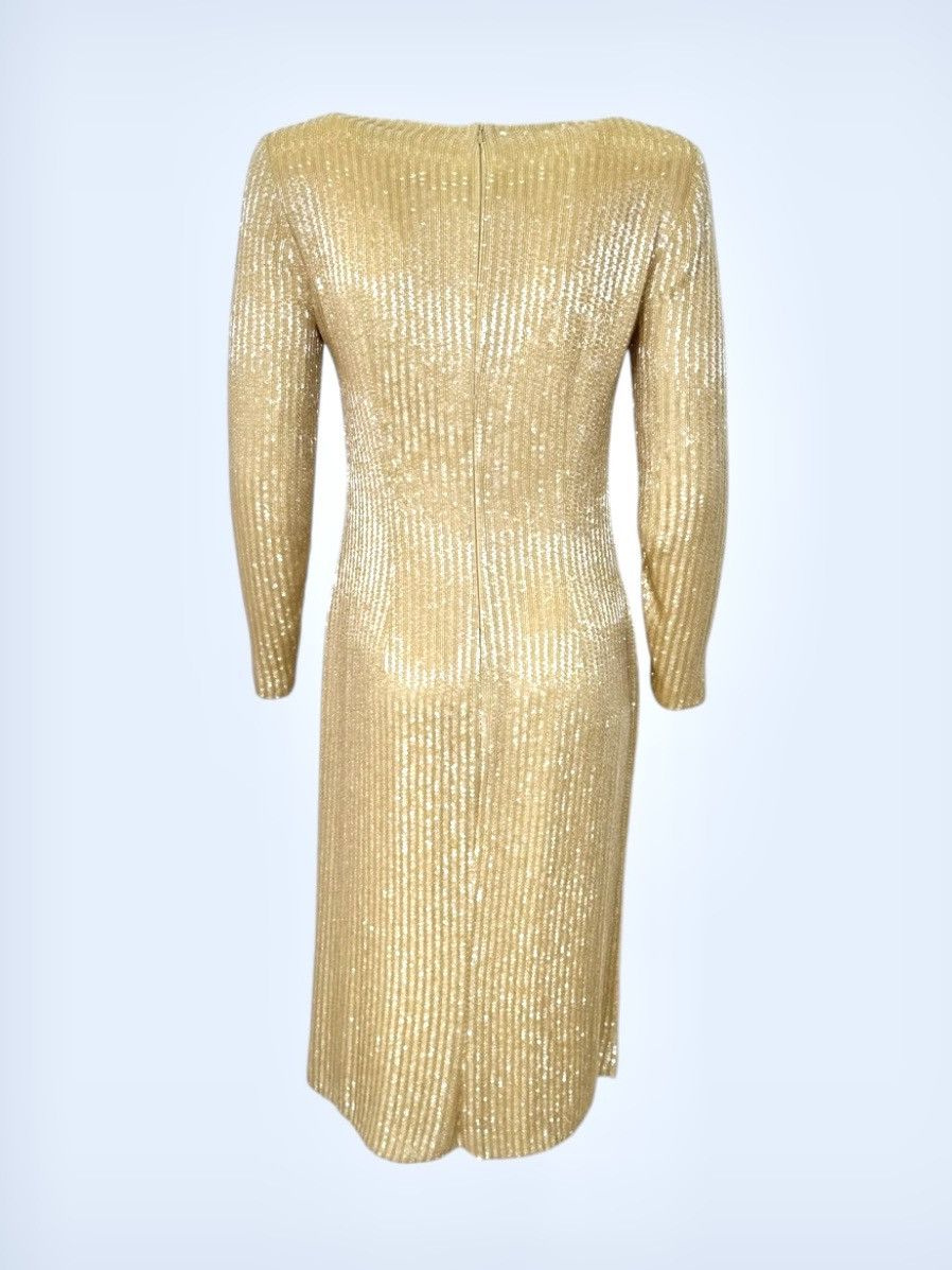 Ralph Lauren Purple Label Ralph Lauren Purple Label midi dress in sequined and beaded Size S / US 4 / IT 40 - 4 Thumbnail