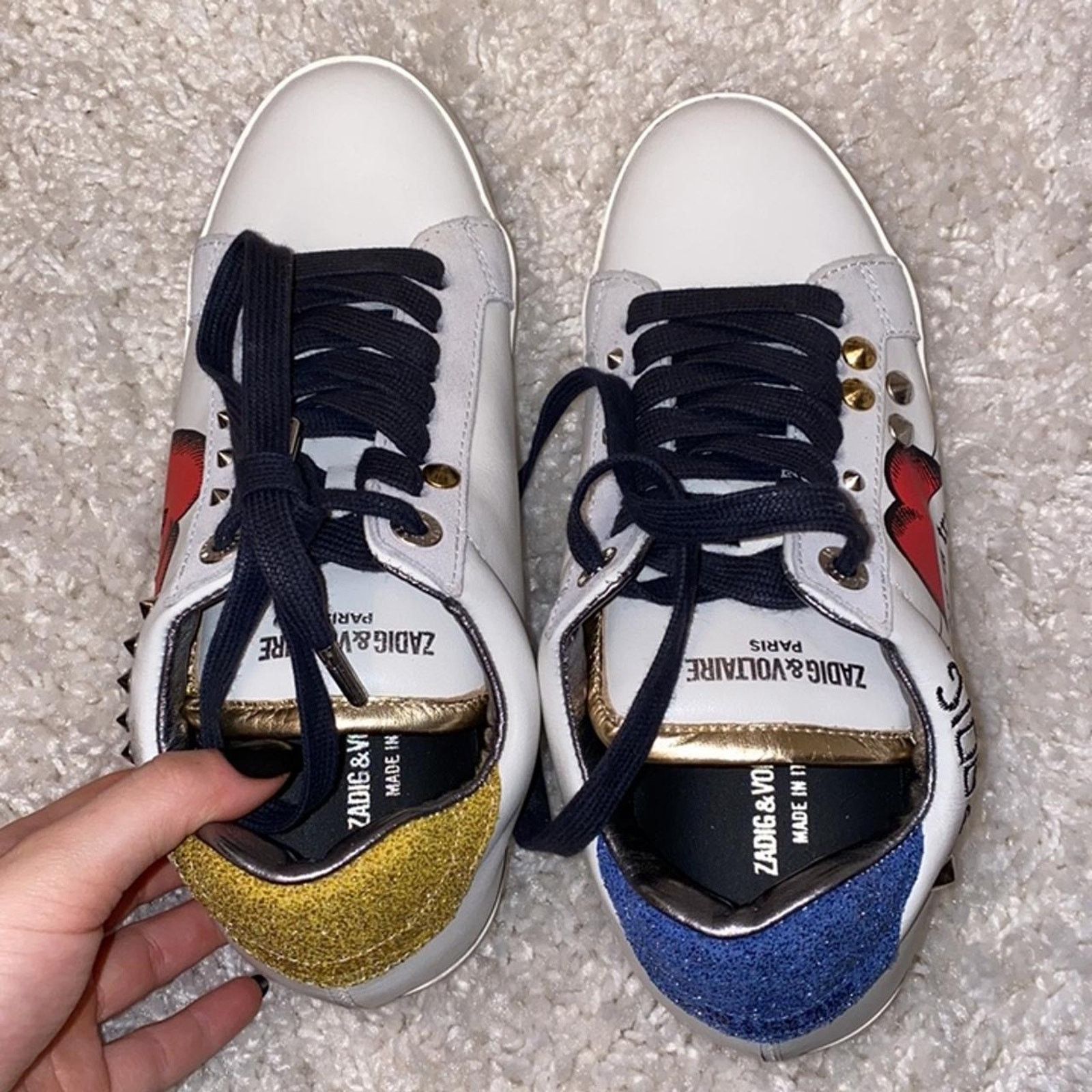 Zadig et voltaire nash sneakers sales