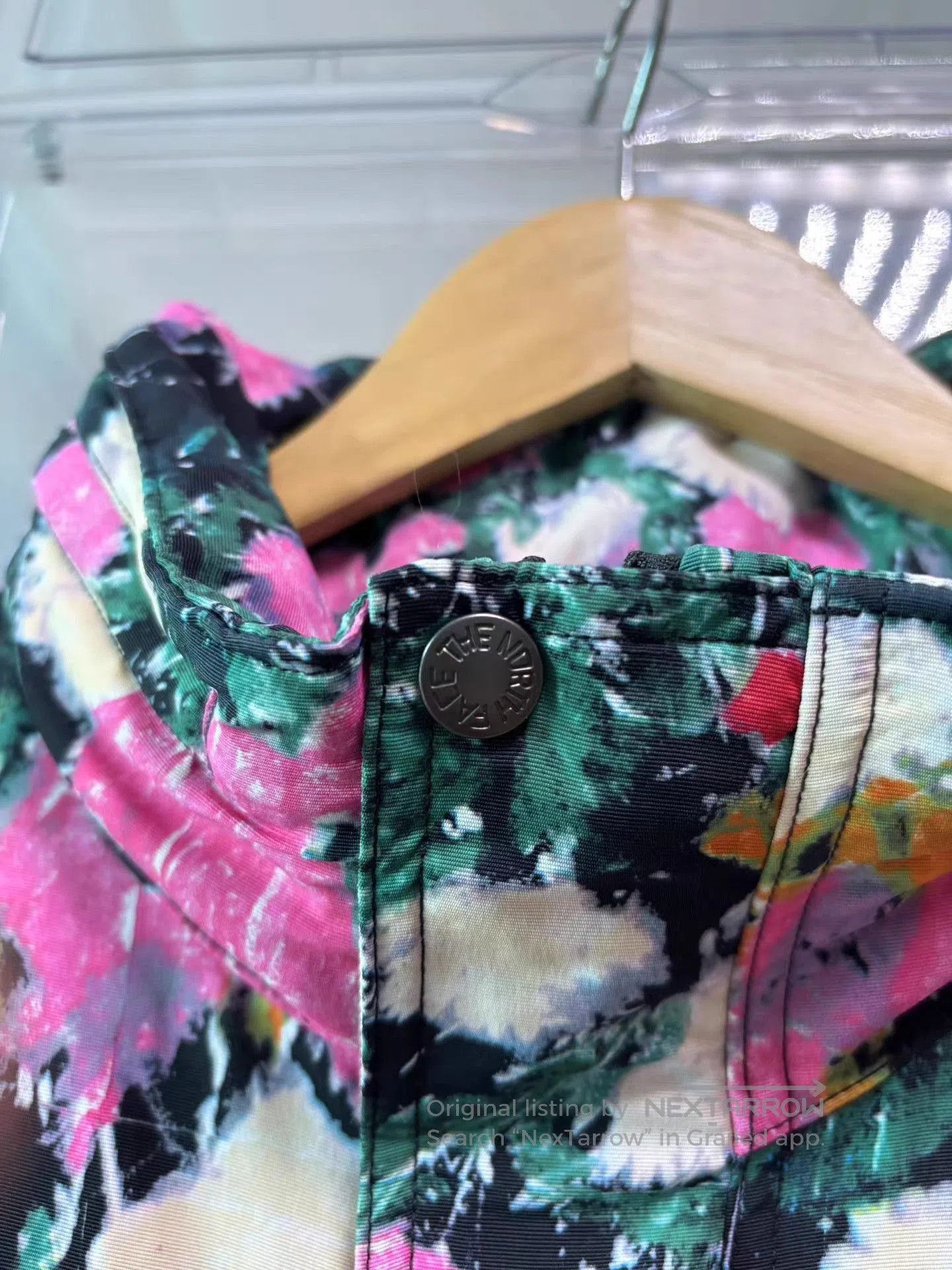 Supreme Green Floral Print Light Jacket . Size US XL / EU 56 / 4 - 4 Thumbnail