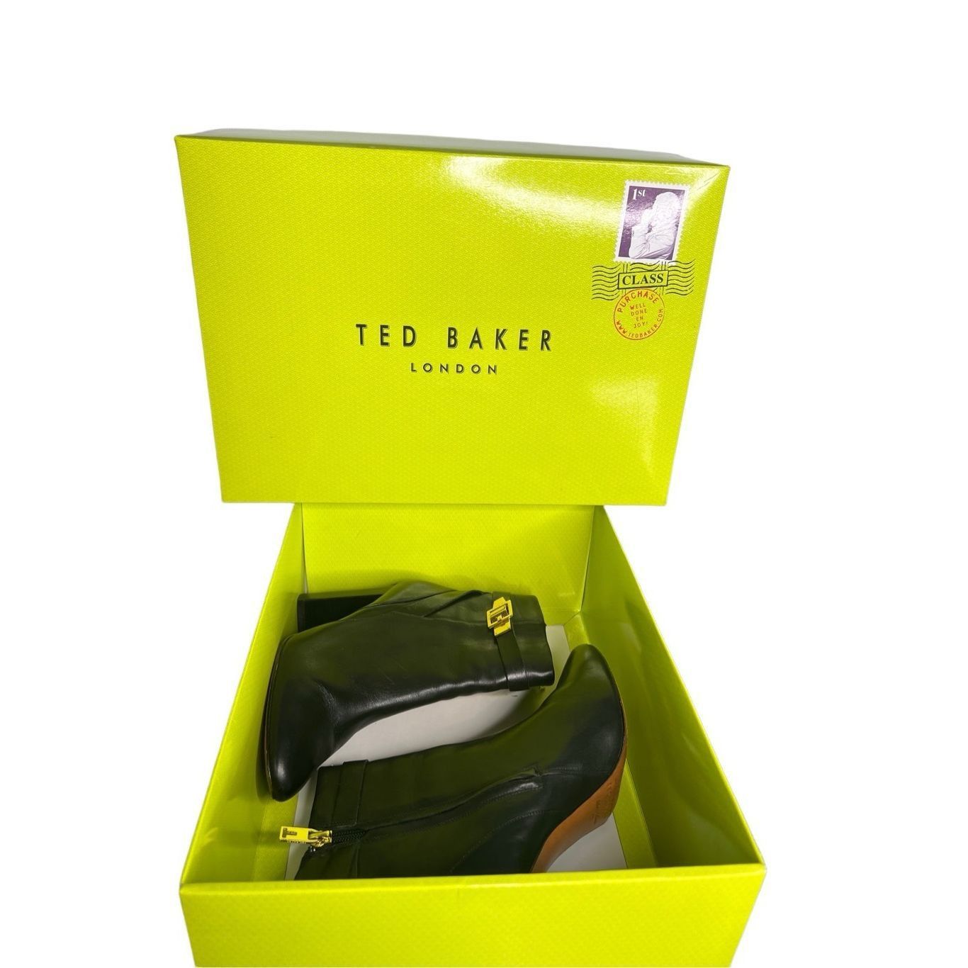 Ted Baker Ted Baker Indra Black Leather Boots 6.5 Size US 6.5 / IT 36.5 - 14 Thumbnail