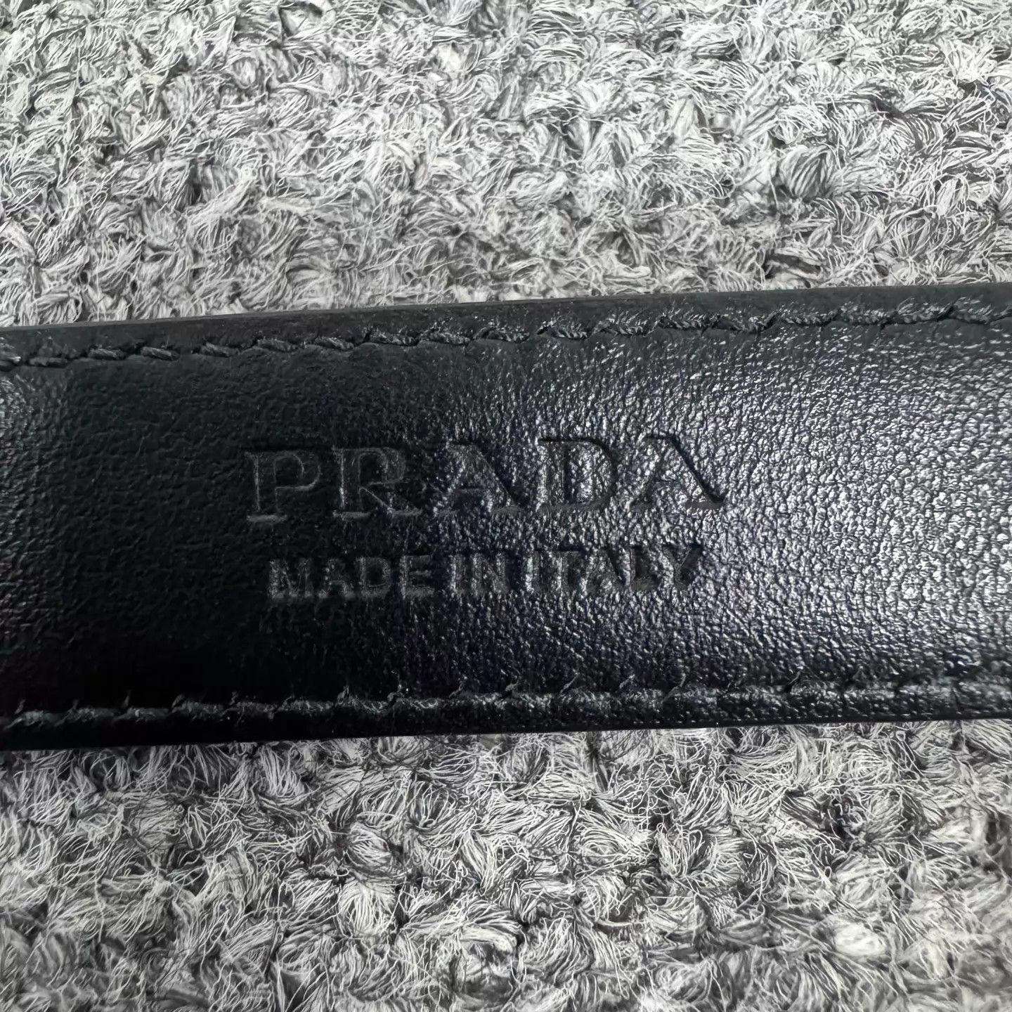 Prada Prada Triangle Logo Buckle Belt 95 New 34/85 Size ONE SIZE - 7 Thumbnail