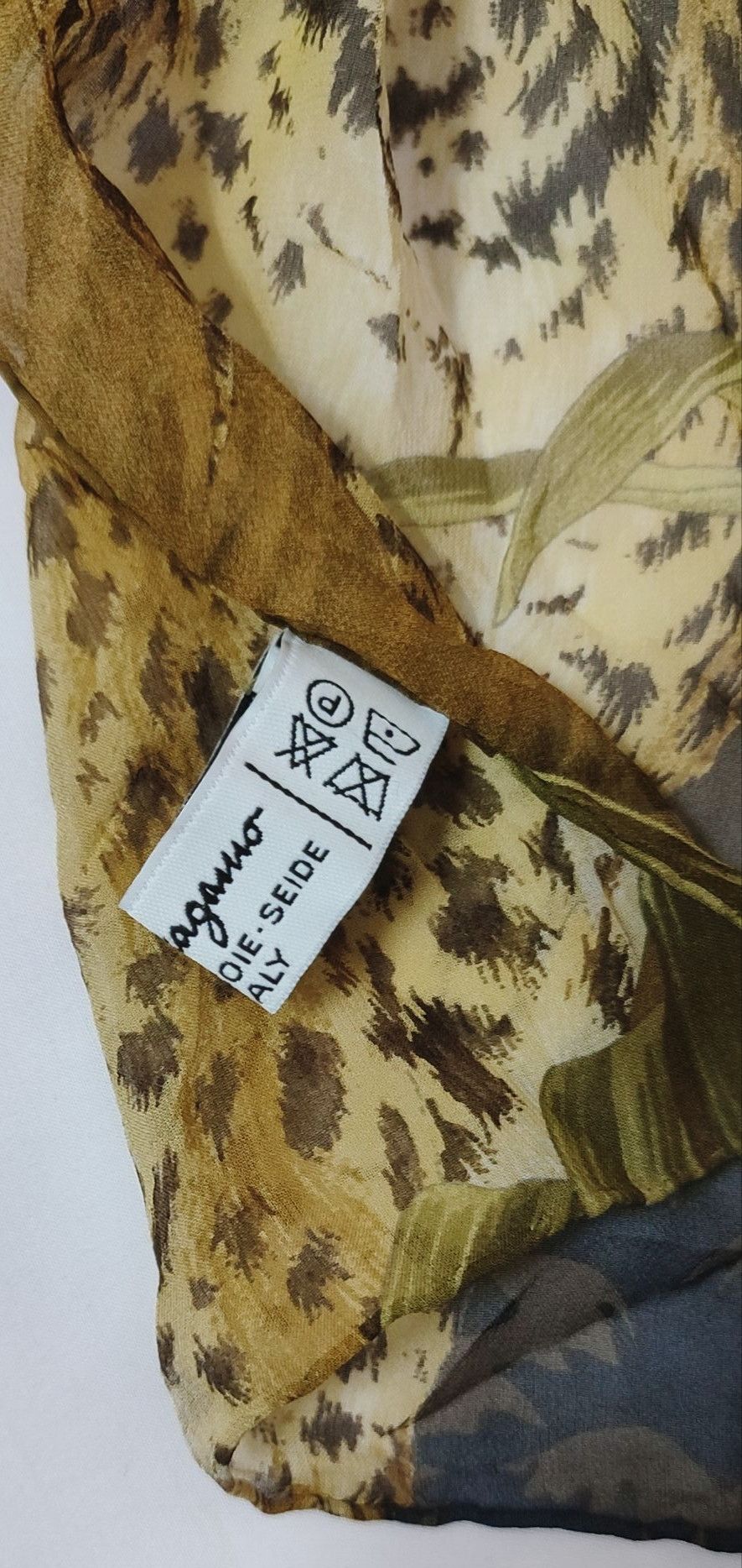 Salvatore Ferragamo Salvatore Ferragamo Leopard Silk Scarf Size ONE SIZE - 9 Thumbnail