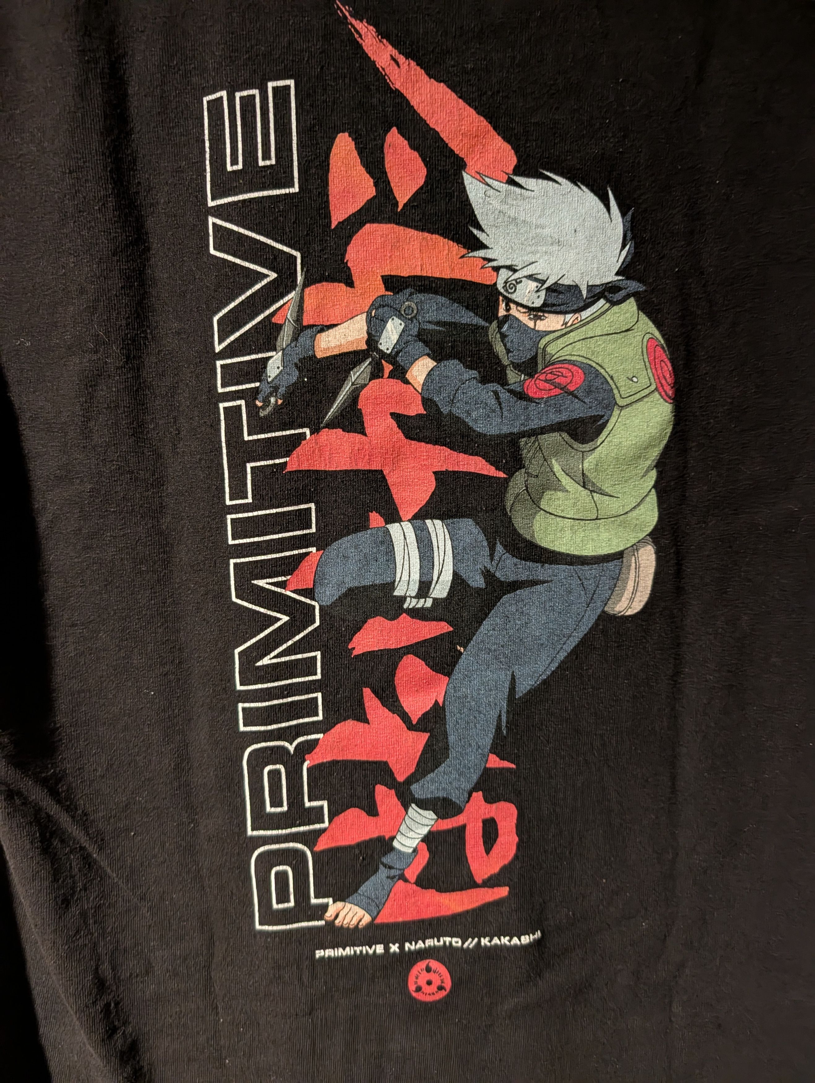 Primitive Primitive x Naruto Shippuden T-Shirt Kakashi Hatake Anime Size US M / EU 48-50 / 2 - 2 Thumbnail