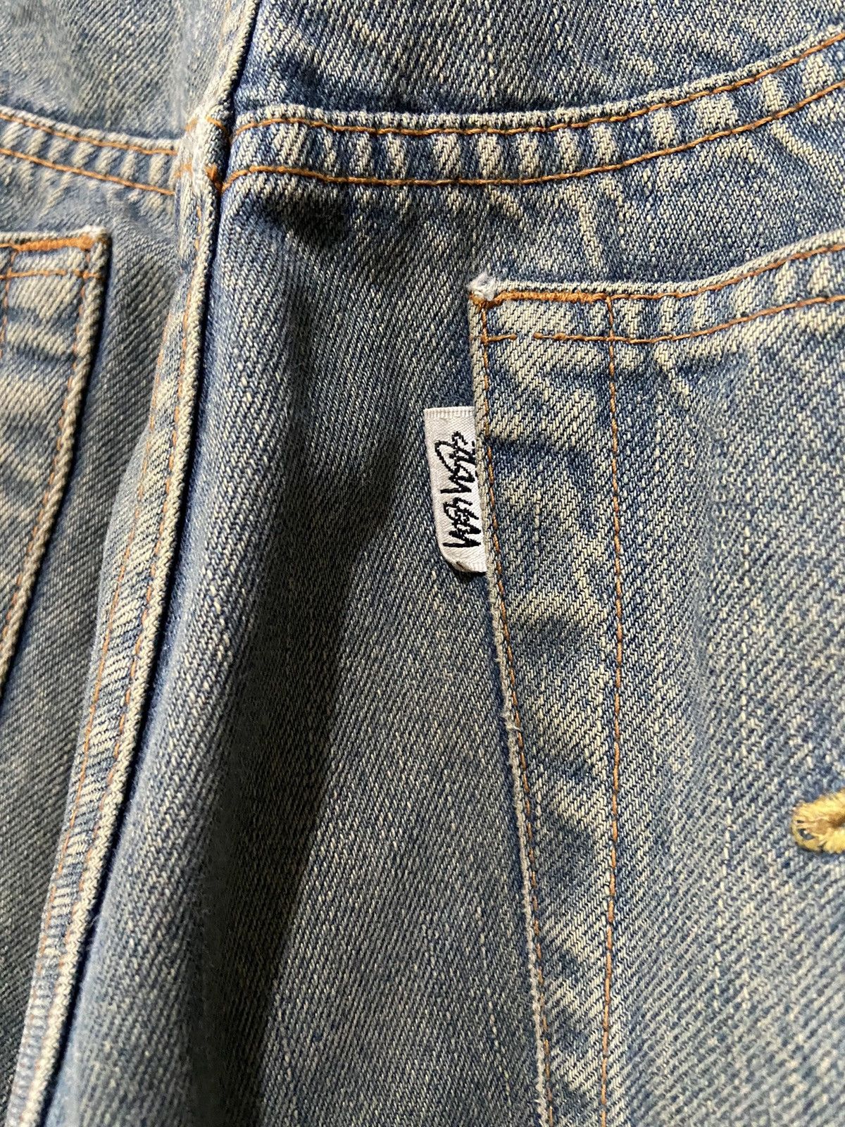 Stussy 📢SENDOFFER📢 Vintage Stussy Baggy Jeans Made In ITALY Size US 35 - 8 Thumbnail