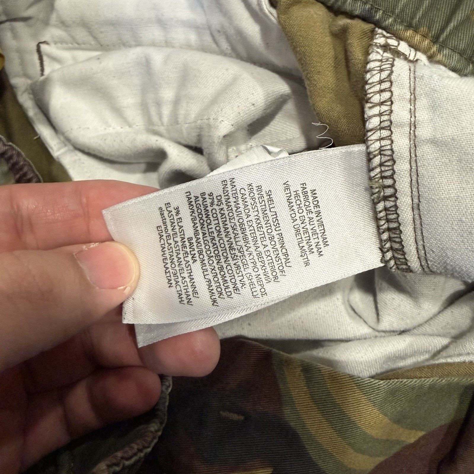 Polo Ralph Lauren Polo Ralph Lauren Cargo Pants Women's 20 Green Camouflage Size 29" - 6 Thumbnail
