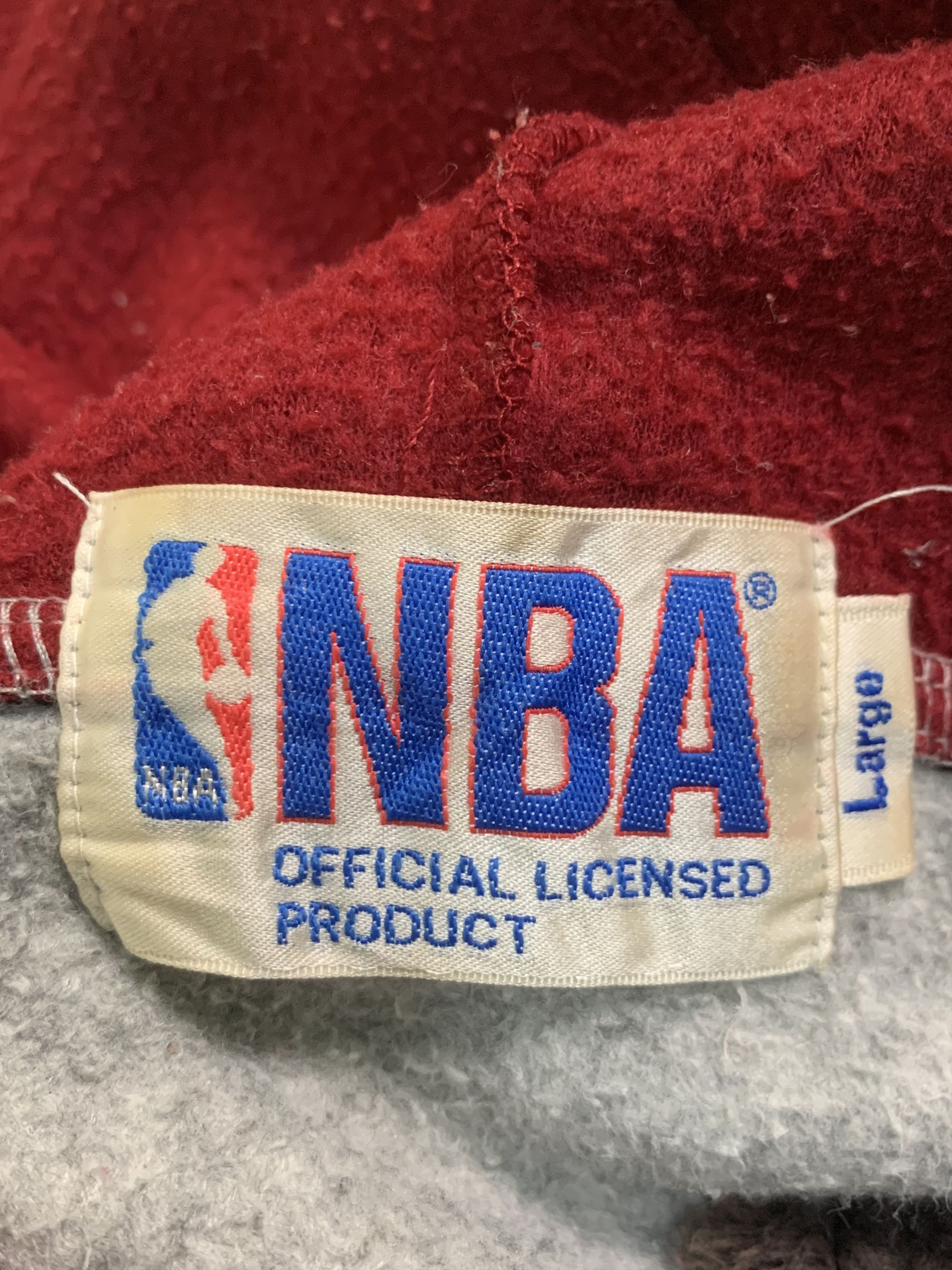 NBA Rare Design Vintage NBA Chicago Bulls Double Hoodie Sweater Size US L / EU 52-54 / 3 - 7 Thumbnail
