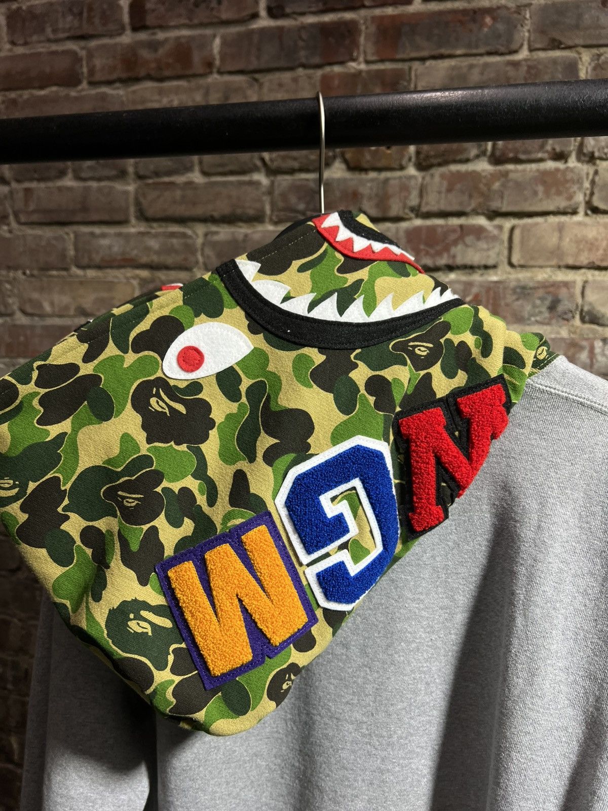 Bape BAPE Green Sharkhead Hoodie Size US XL / EU 56 / 4 - 3 Thumbnail