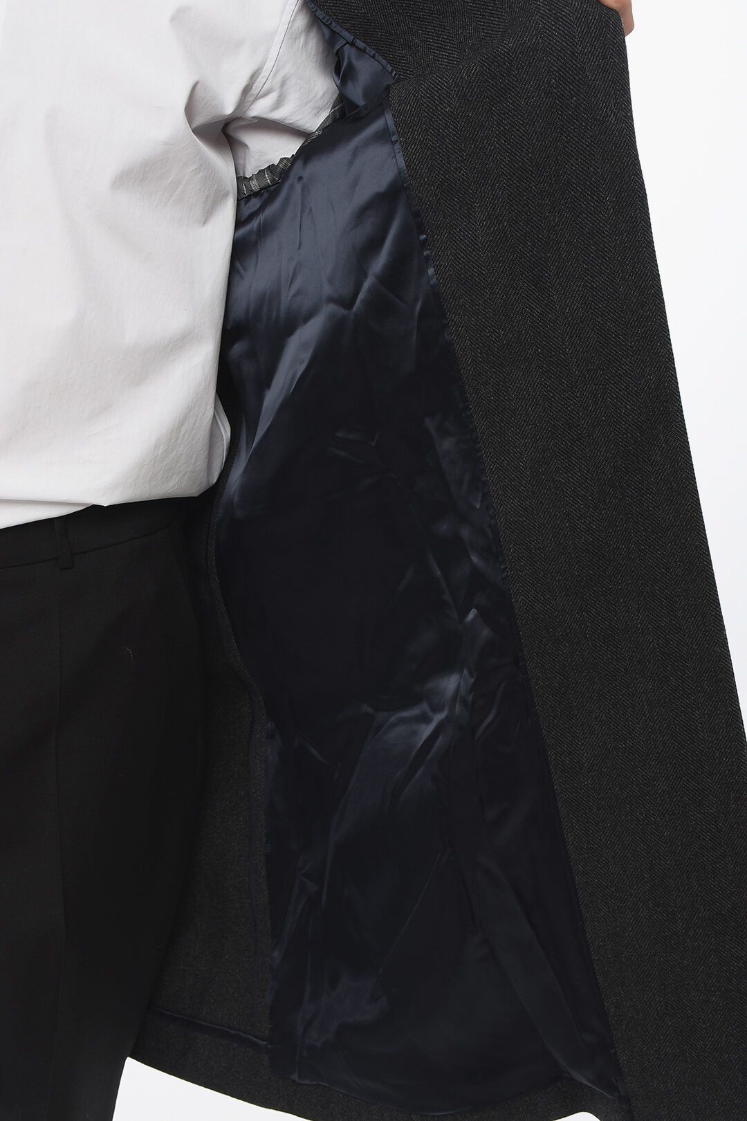 Maison Margiela og1mm0825 Wool Maxi Coat in Black Size US S / EU 44-46 / 1 - 5 Thumbnail