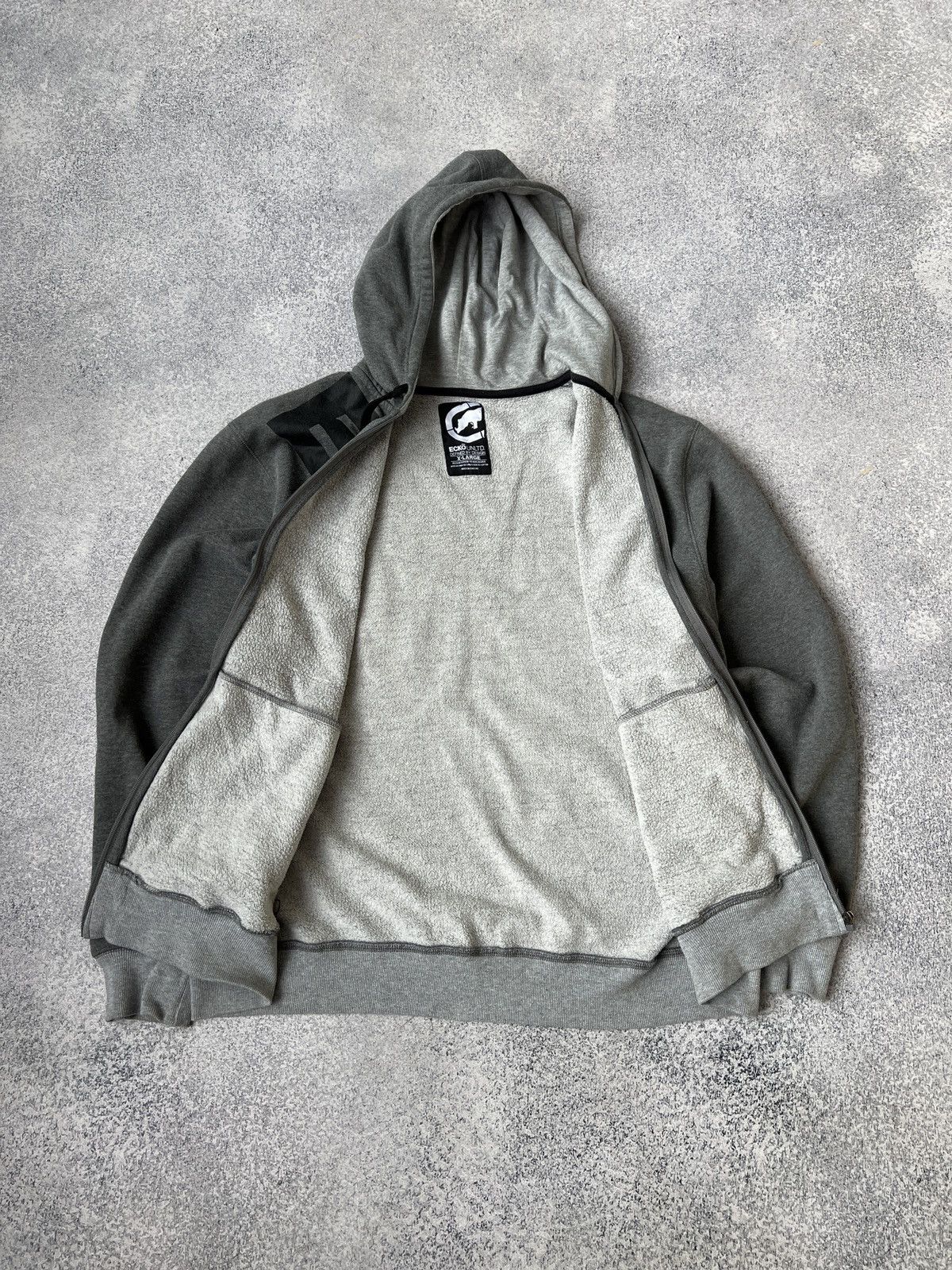 Ecko Unltd. × Vintage Vintage Ecko Unltd Big logo zip hoodie rap sk8 style Size US XL / EU 56 / 4 - 6 Thumbnail