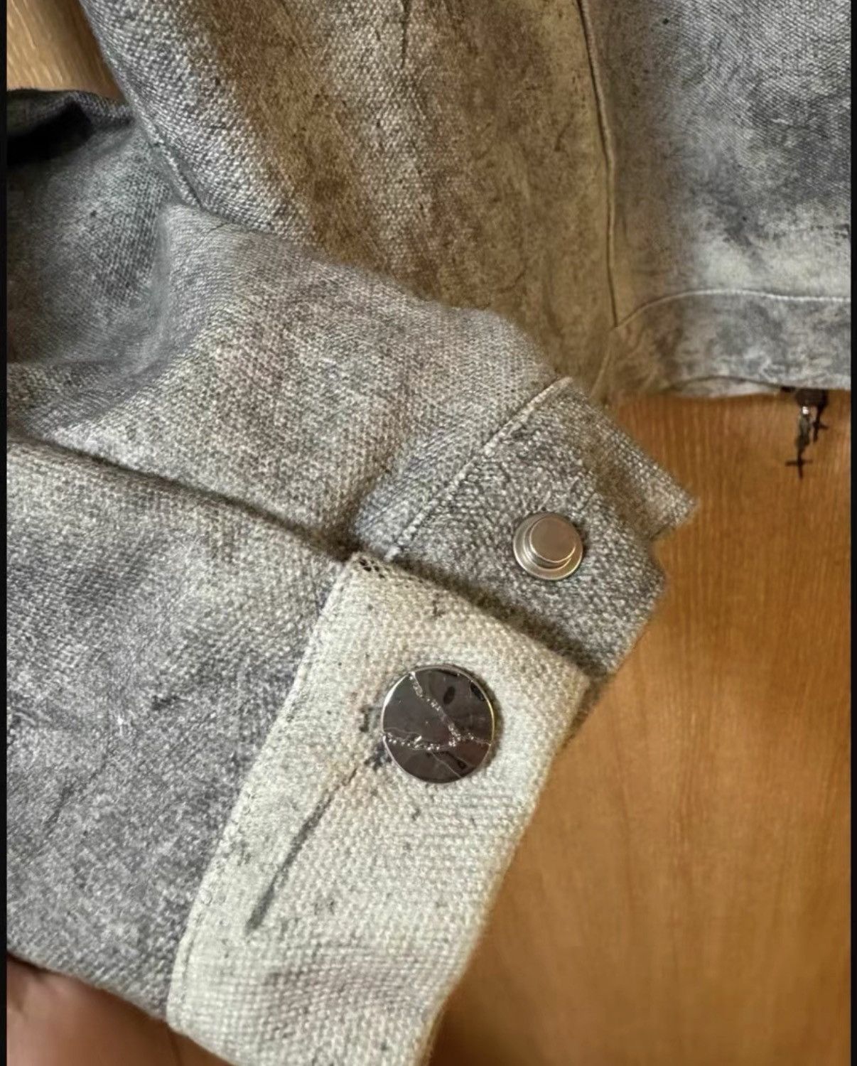 Unsound Rags Gray XL Zip-Up Collared Light Jacket Size US XL / EU 56 / 4 - 4 Thumbnail