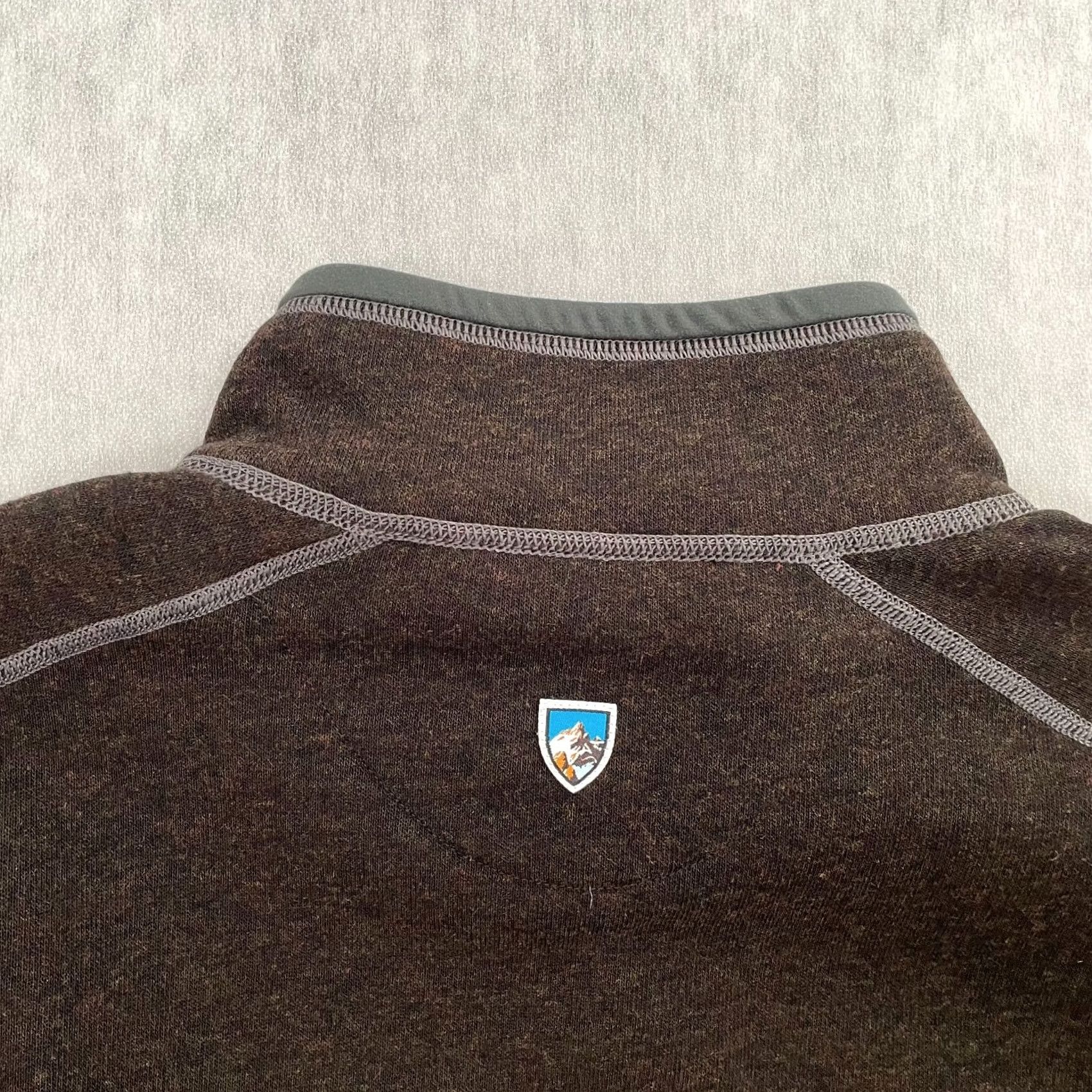Vintage Kuhl Revel Sweater Adult 2XL Brown 1/4 Zip Pullover Fleece Outdoor Performance Shirt Size US XXL / EU 58 / 5 - 5 Thumbnail