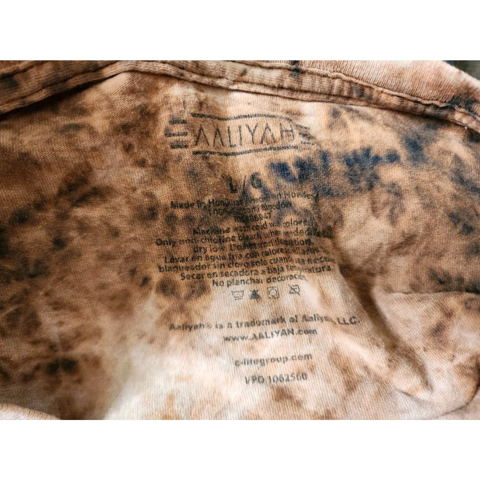 Urban Outfitters Aaliyah Long Sleeve Oversized Tie Dye Shirt Brown L Womens Size L / US 10 / IT 46 - 5 Thumbnail