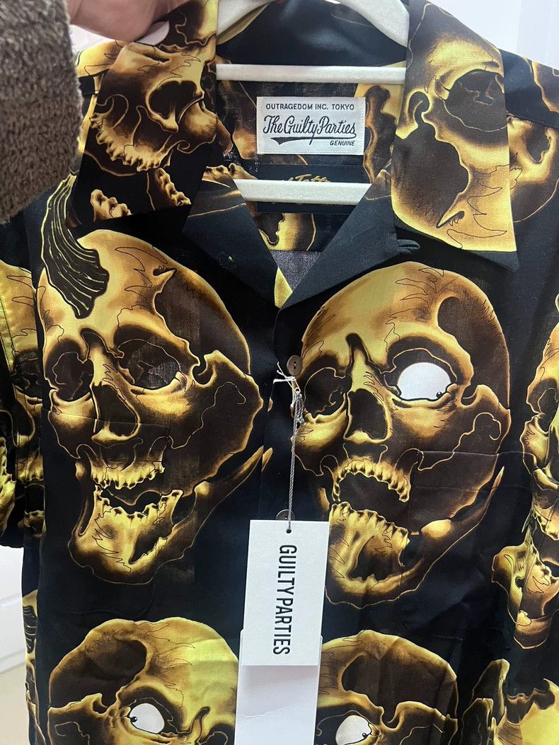 Wacko Maria wacko maria Skull shirt 2503-Nextarrow Size US M / EU 48-50 / 2 - 3 Thumbnail