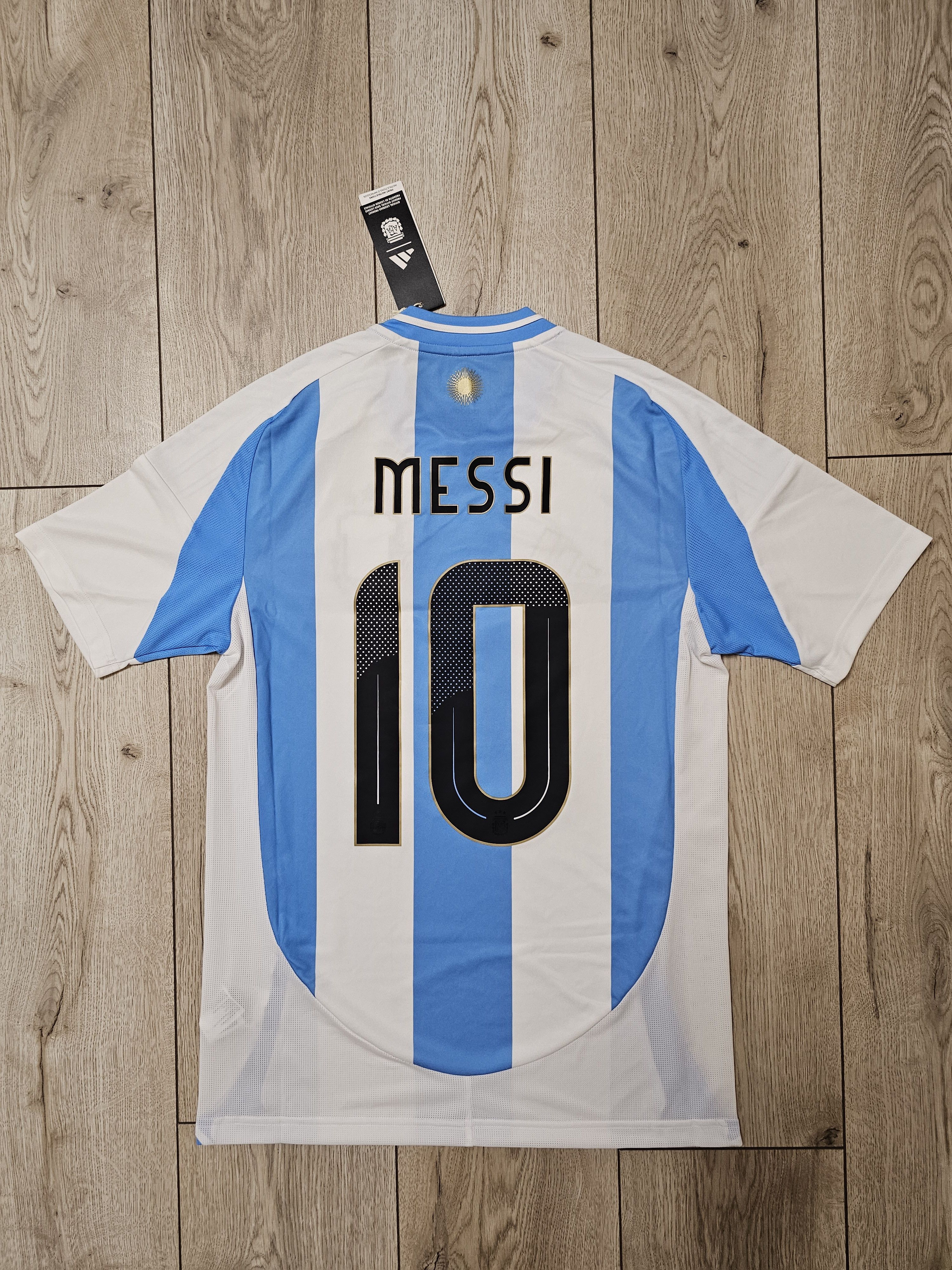 Adidas ARGENTINA 2024 MESSI HOME FOOTBALL SHIRT SOCCER JERSEY Size US S / EU 44-46 / 1 - 2 Thumbnail