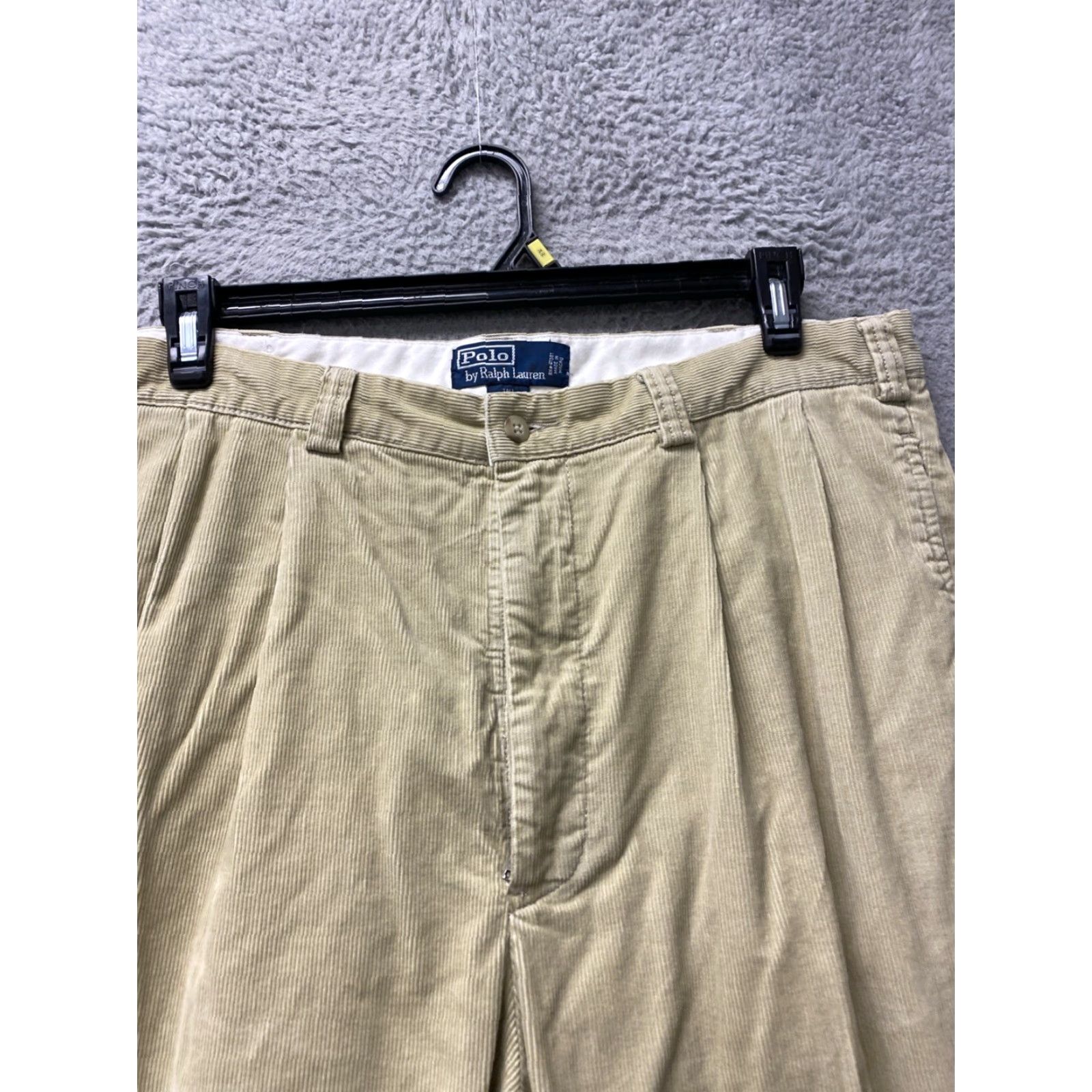 Polo Ralph Lauren Polo Ralph Lauren Pants Men 36x38 Corduroy Light Ginger Straight Leg 90s Button Flat Front Casual 90s Mens Size US M / EU 48-50 / 2 - 2 Thumbnail