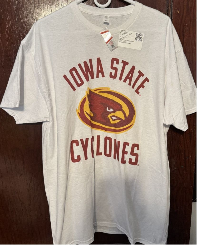 The Unbranded Brand Iowa State Cyclones S/S T-Shirt White Men Sz XL New With Tag Size US XL / EU 56 / 4 - 1 Thumbnail