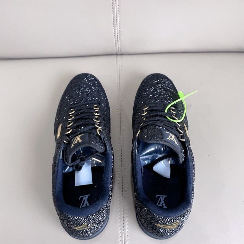 Louis Vuitton Louis Vuitton Sparkling Black Trainer Sneakers -2508 Size US 10.5 / EU 43-44 - 6 Thumbnail