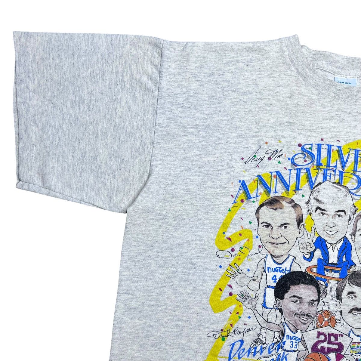 Salem Sportswear Vtg 1992 NBA Denver Nuggets Salem Sportswear Characture Tee Size US XL / EU 56 / 4 - 8 Thumbnail