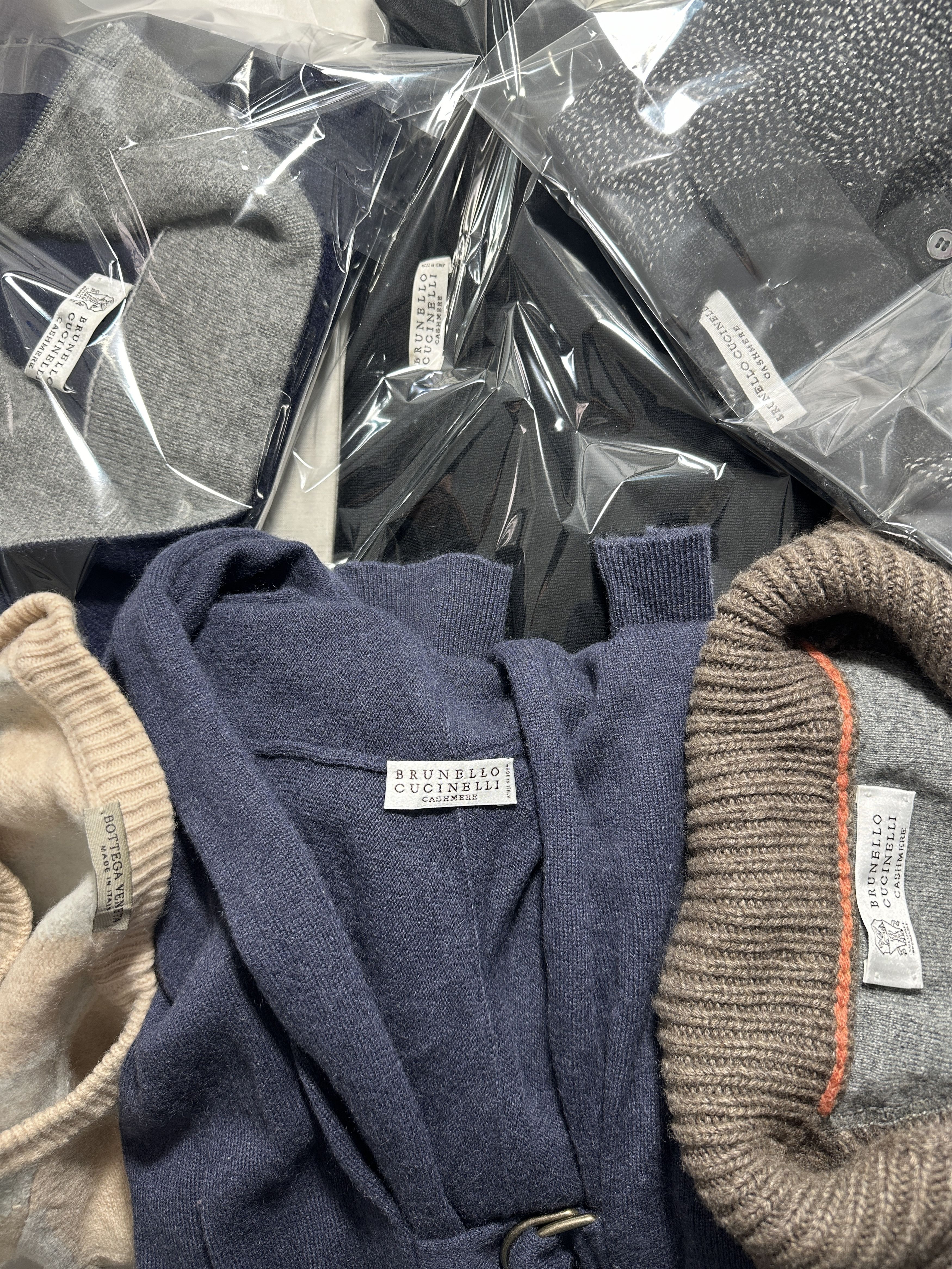 Brunello Cucinelli Brunello Cucinelli Cashmere Silk Layered Wrap Sweater S M Size M / US 6-8 / IT 42-44 - 13 Thumbnail