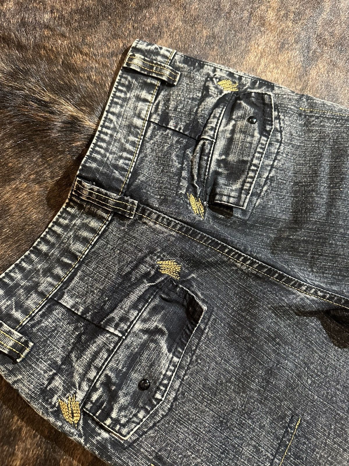 Japanese Brand Japanese stacked/flare jeans Size US 28 / EU 44 - 5 Thumbnail