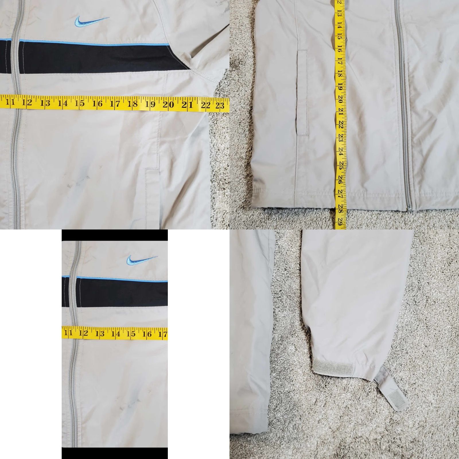 Nike Nike Mens Jacket Windbreaker Large Full Zip Up Golf Swoosh FLAW Size US L / EU 52-54 / 3 - 8 Thumbnail