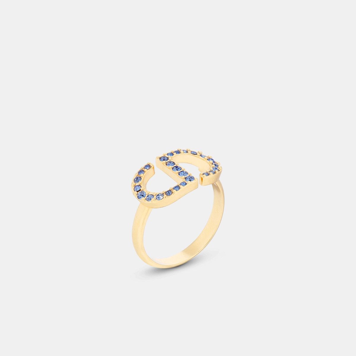 Dior o1bcso1str0126 Size:OS/Petit Cd Ring in Golden/Blue Size ONE SIZE - 1 Thumbnail