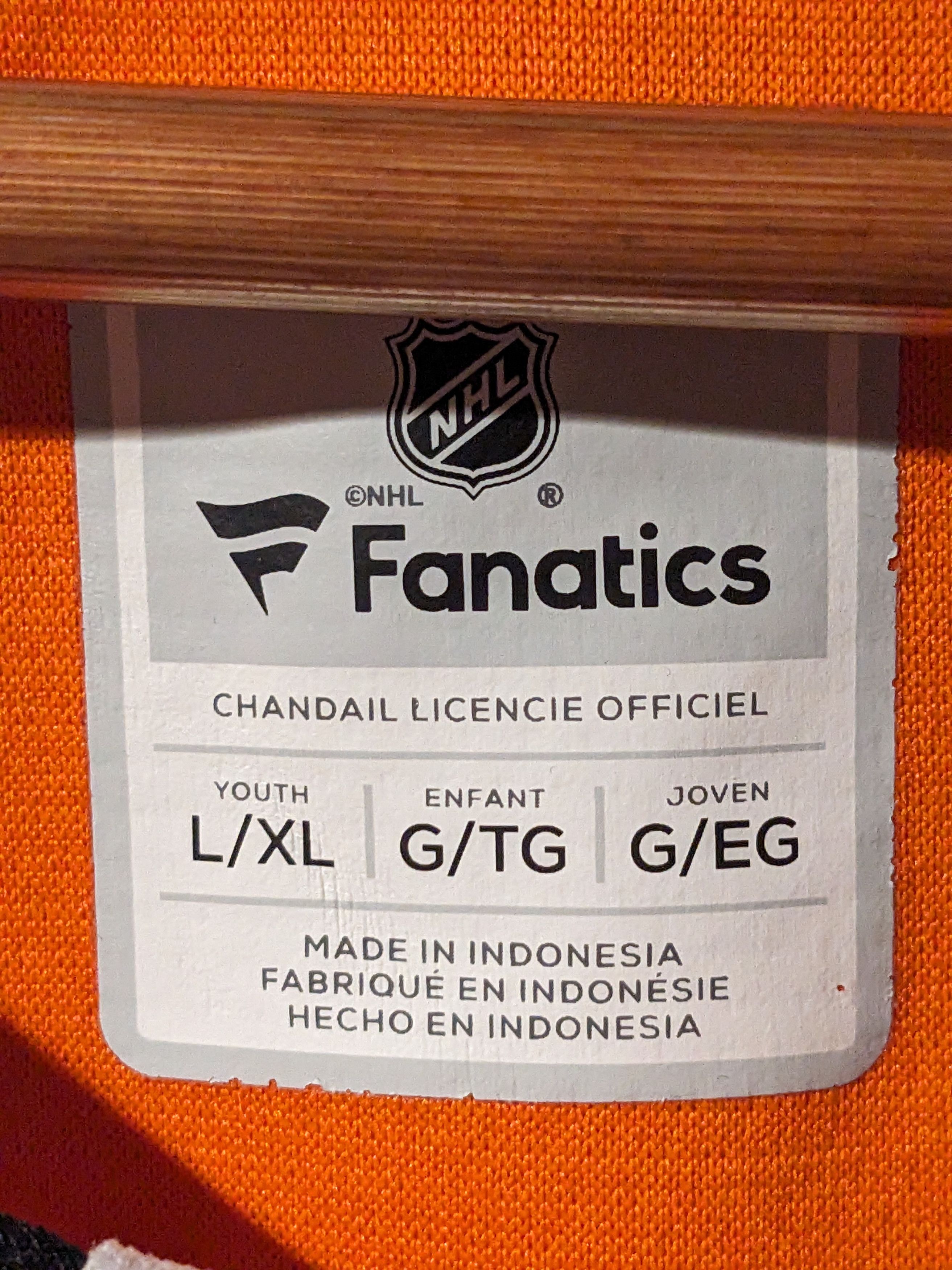 NHL Philadelphia Flyers NHL Hockey Sports Kids X-large Jersey Size US XL / EU 56 / 4 - 5 Thumbnail