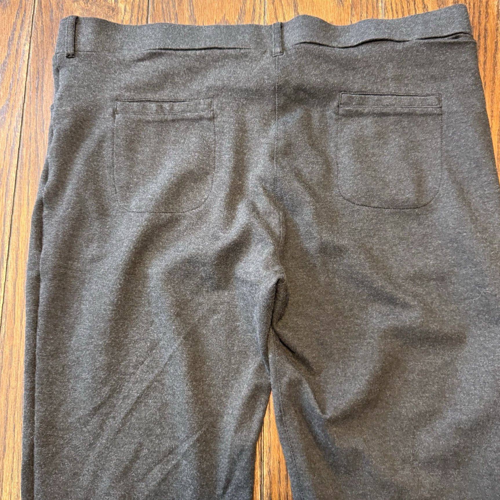 Vintage Betabrand Charcoal Gray Ponte Knit Yoga Leggings Dress Pants Petite XXL Size 40" / US 18 - 7 Thumbnail